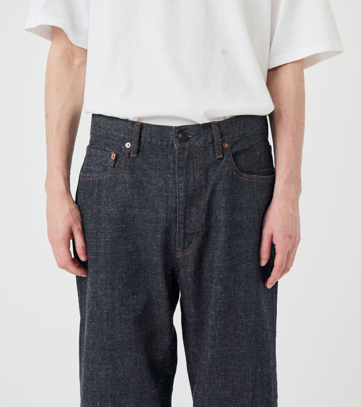 Selvage Denim Straight Pants