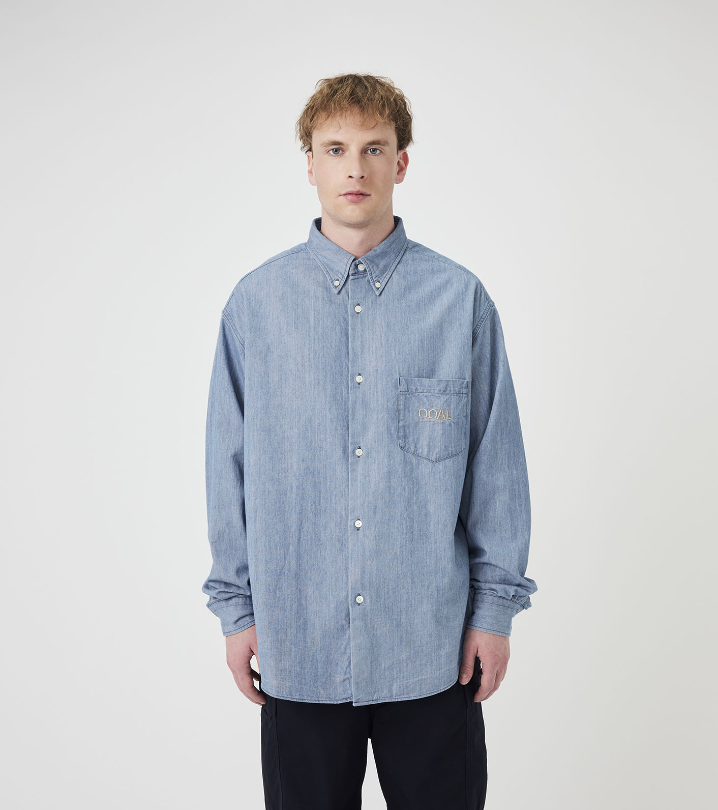 OOAL Button Down Denim Shirt