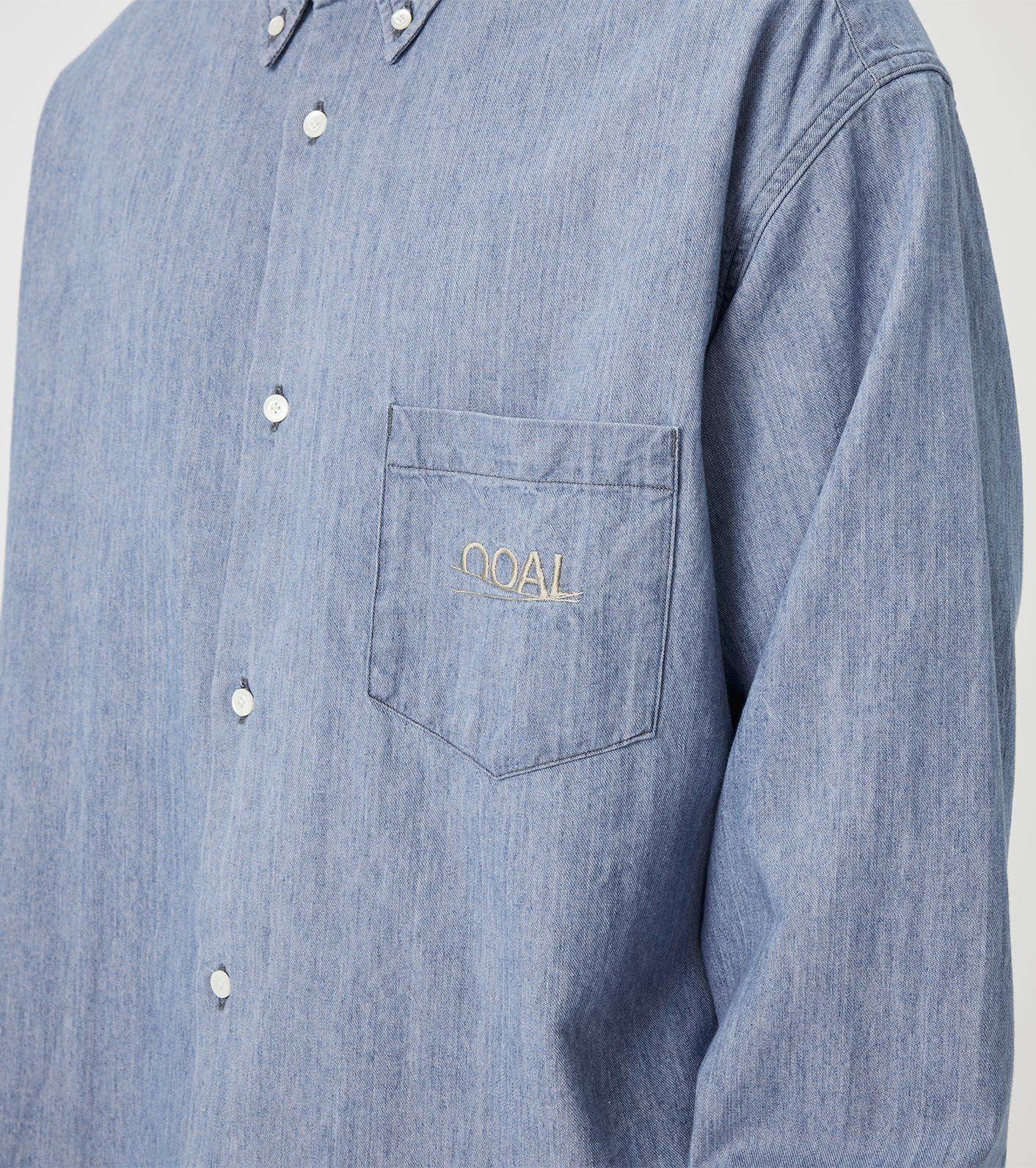 OOAL Button Down Denim Shirt