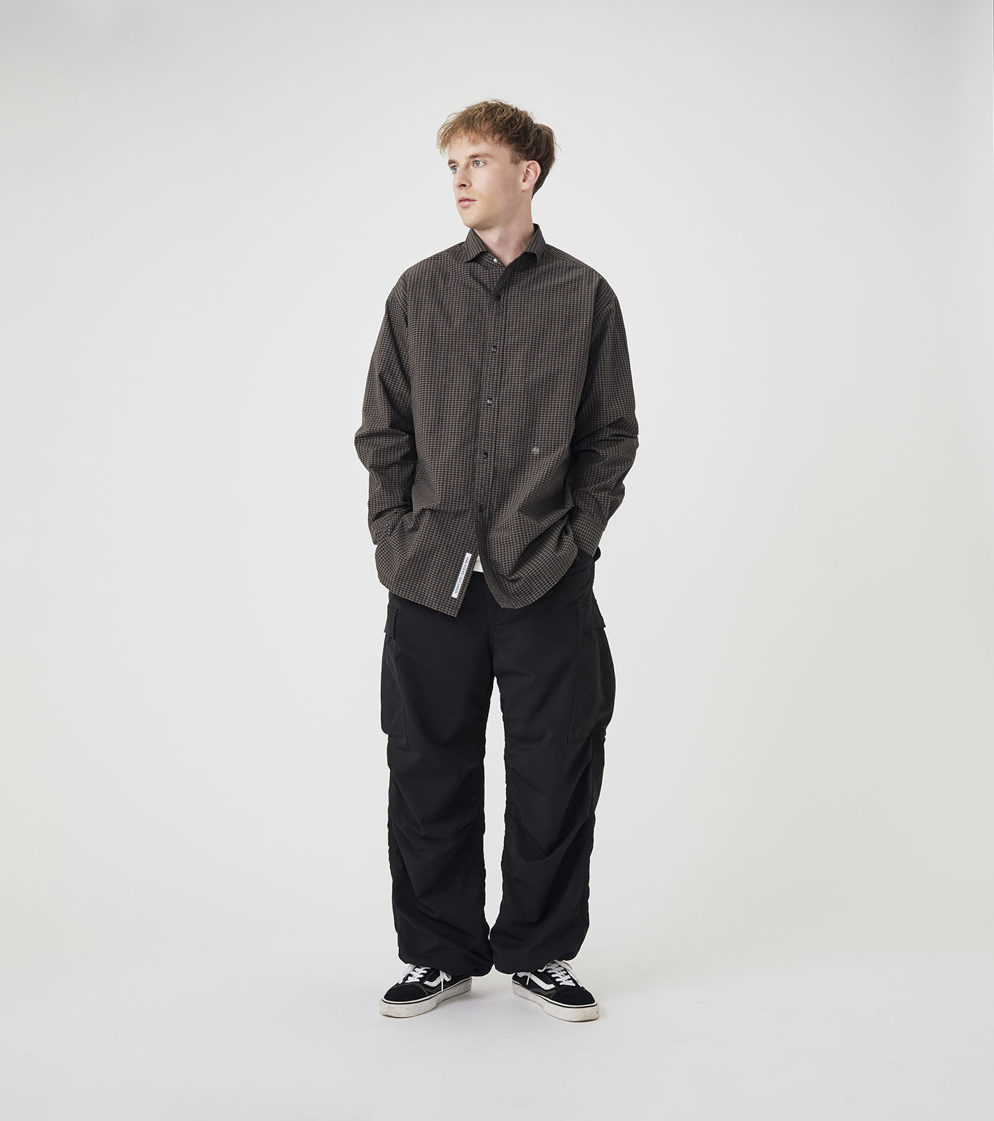 Micro Plaid Wind Shirt