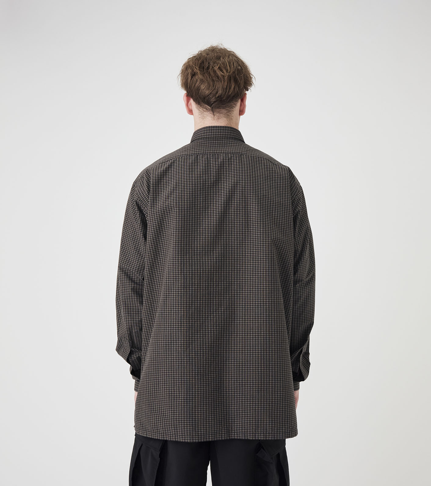 Micro Plaid Wind Shirt