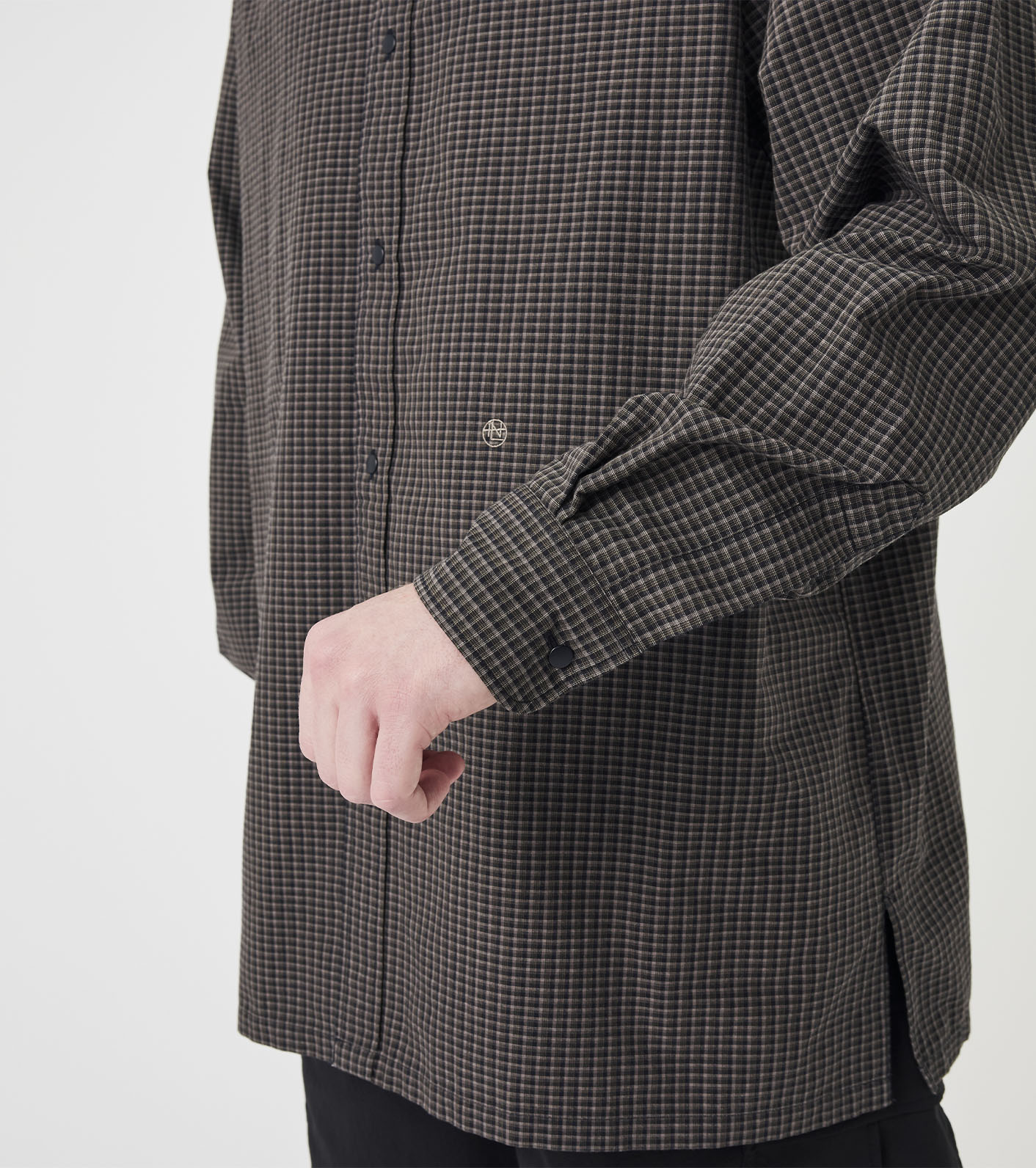 Micro Plaid Wind Shirt