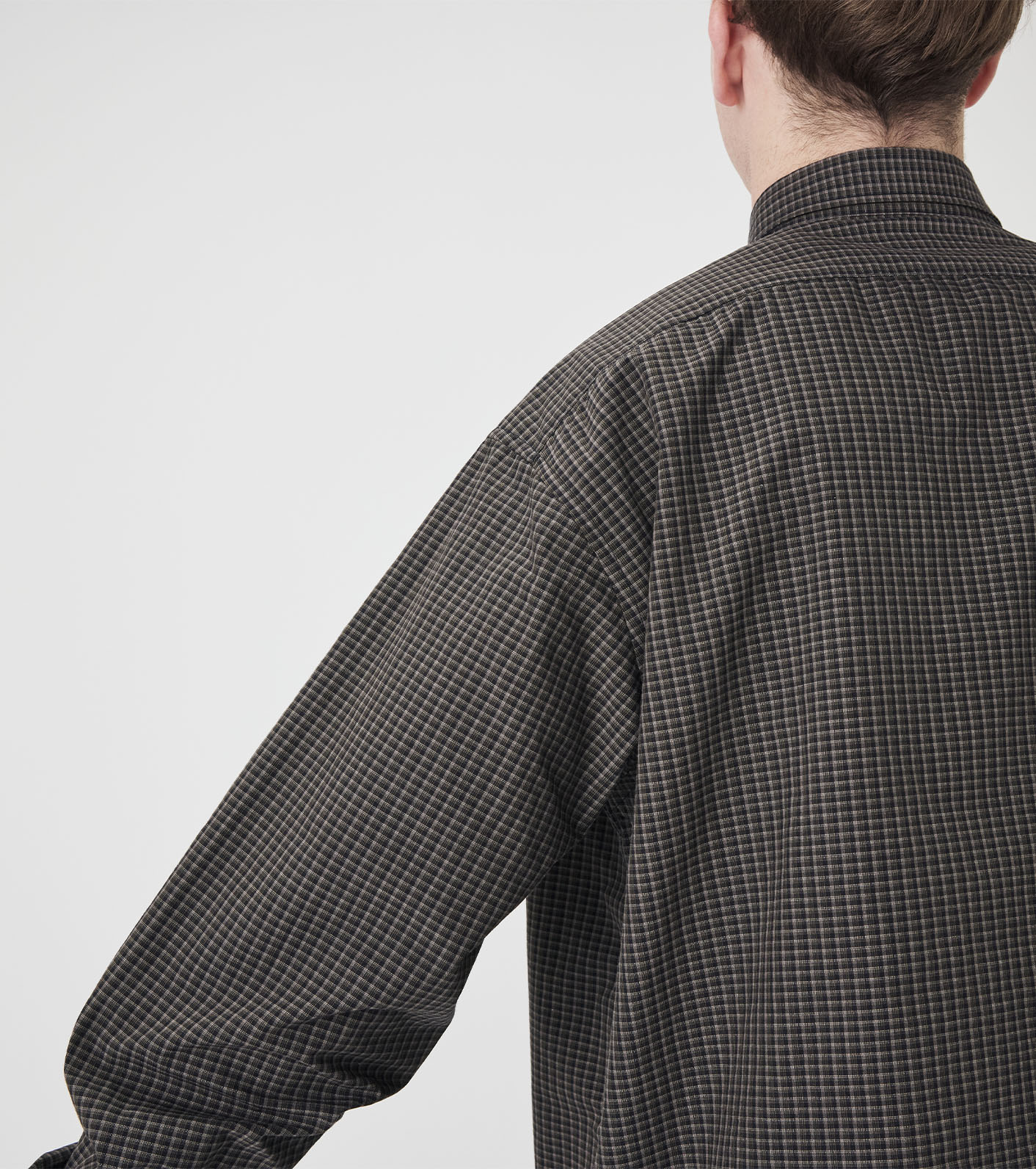 Micro Plaid Wind Shirt