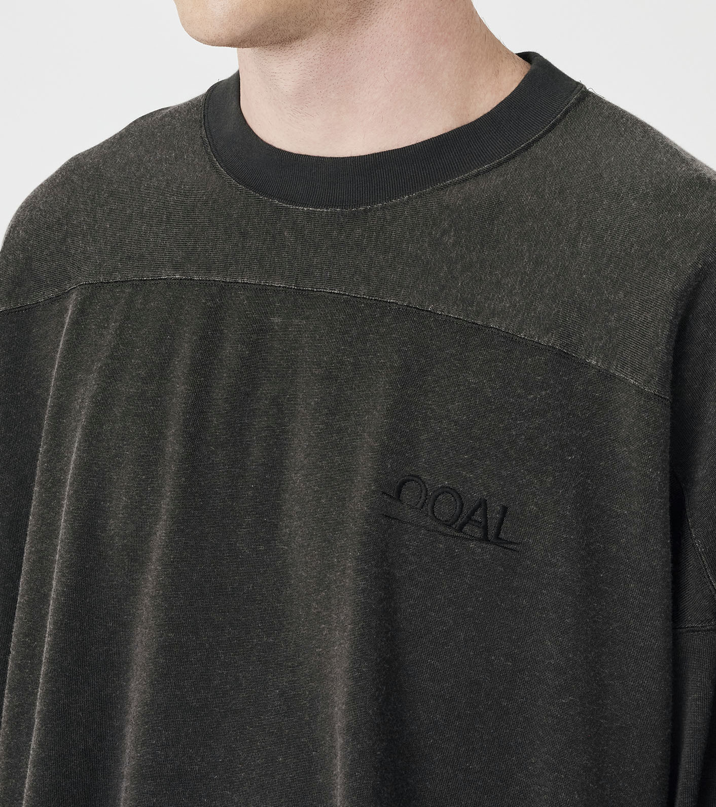 OOAL Rayon Cotton Long Sleeve Tee