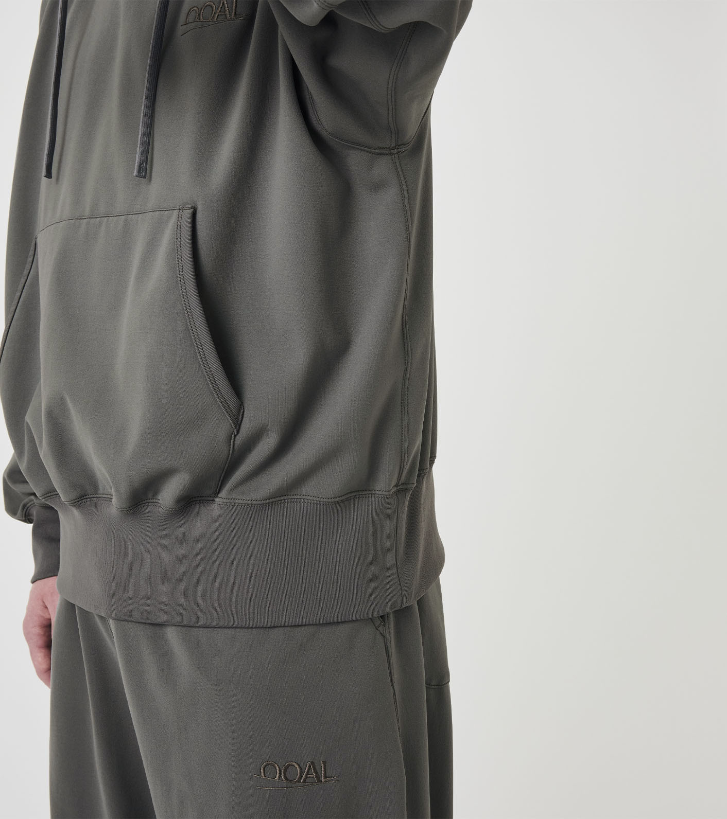 OOAL Polyester Pile Hooded Parka