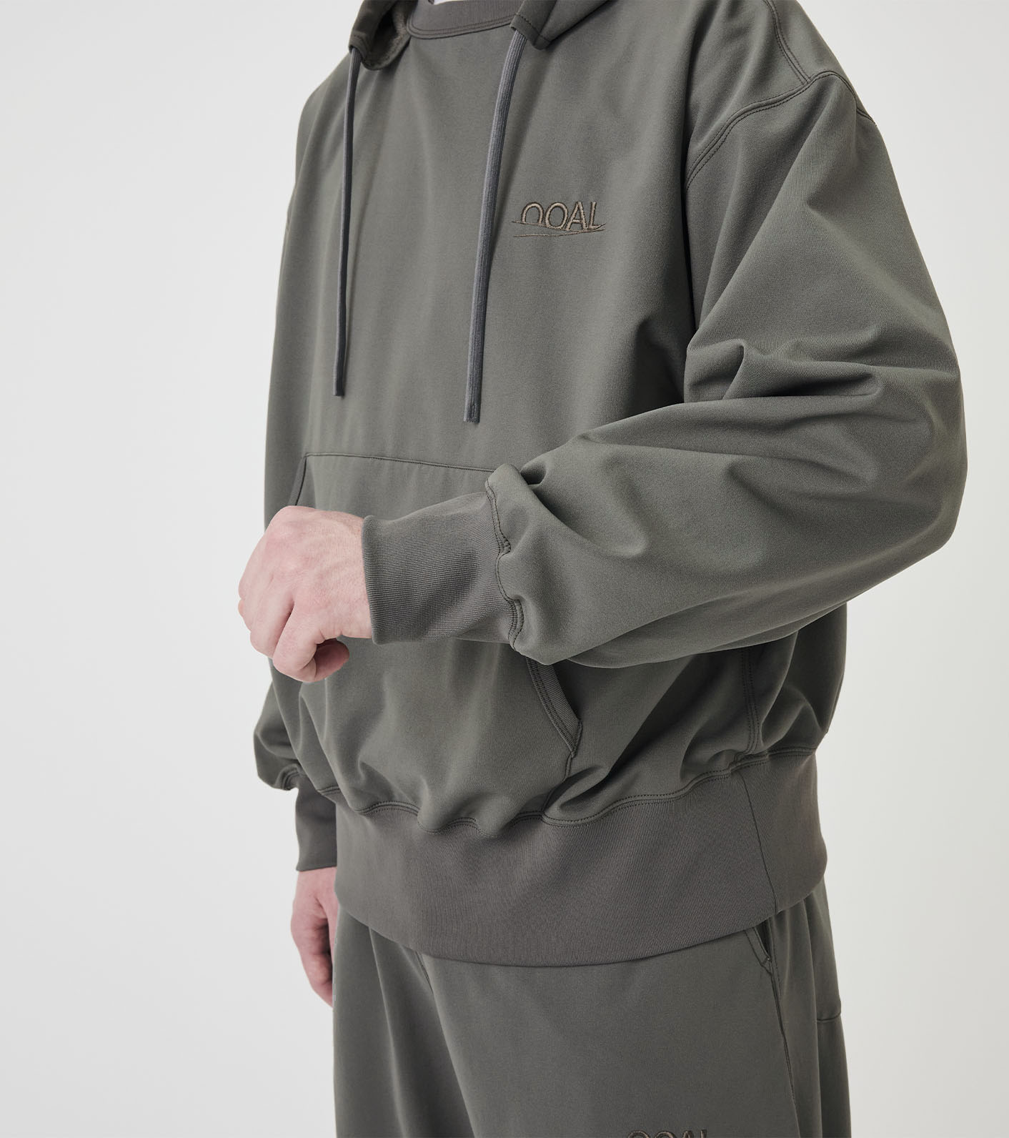 OOAL Polyester Pile Hooded Parka