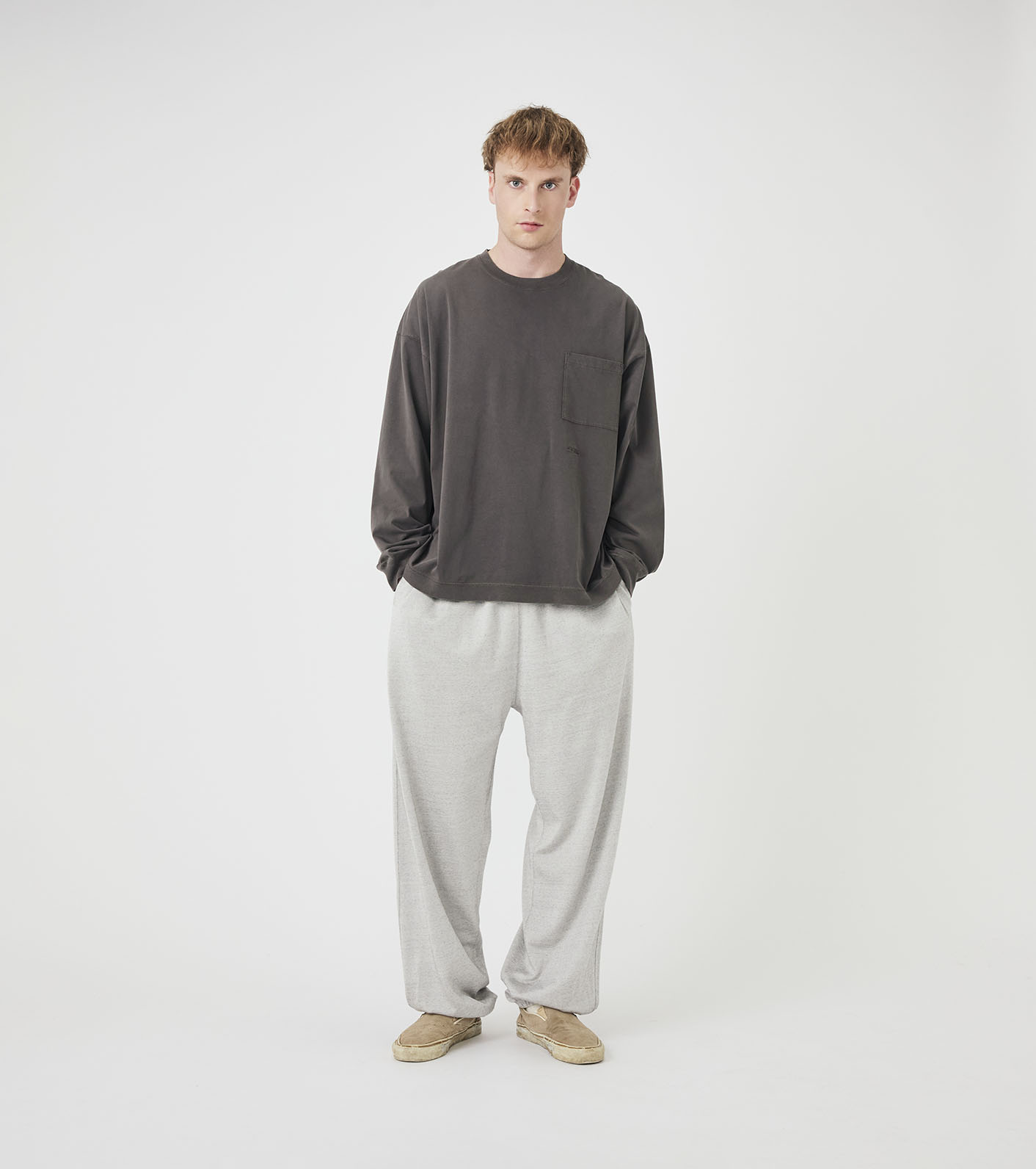 OOAL Long Sleeve Pocket Tee