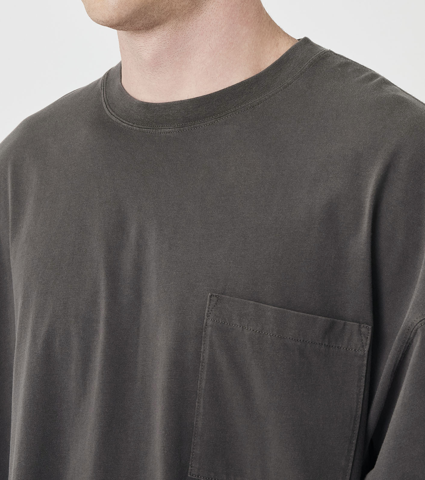 OOAL Long Sleeve Pocket Tee
