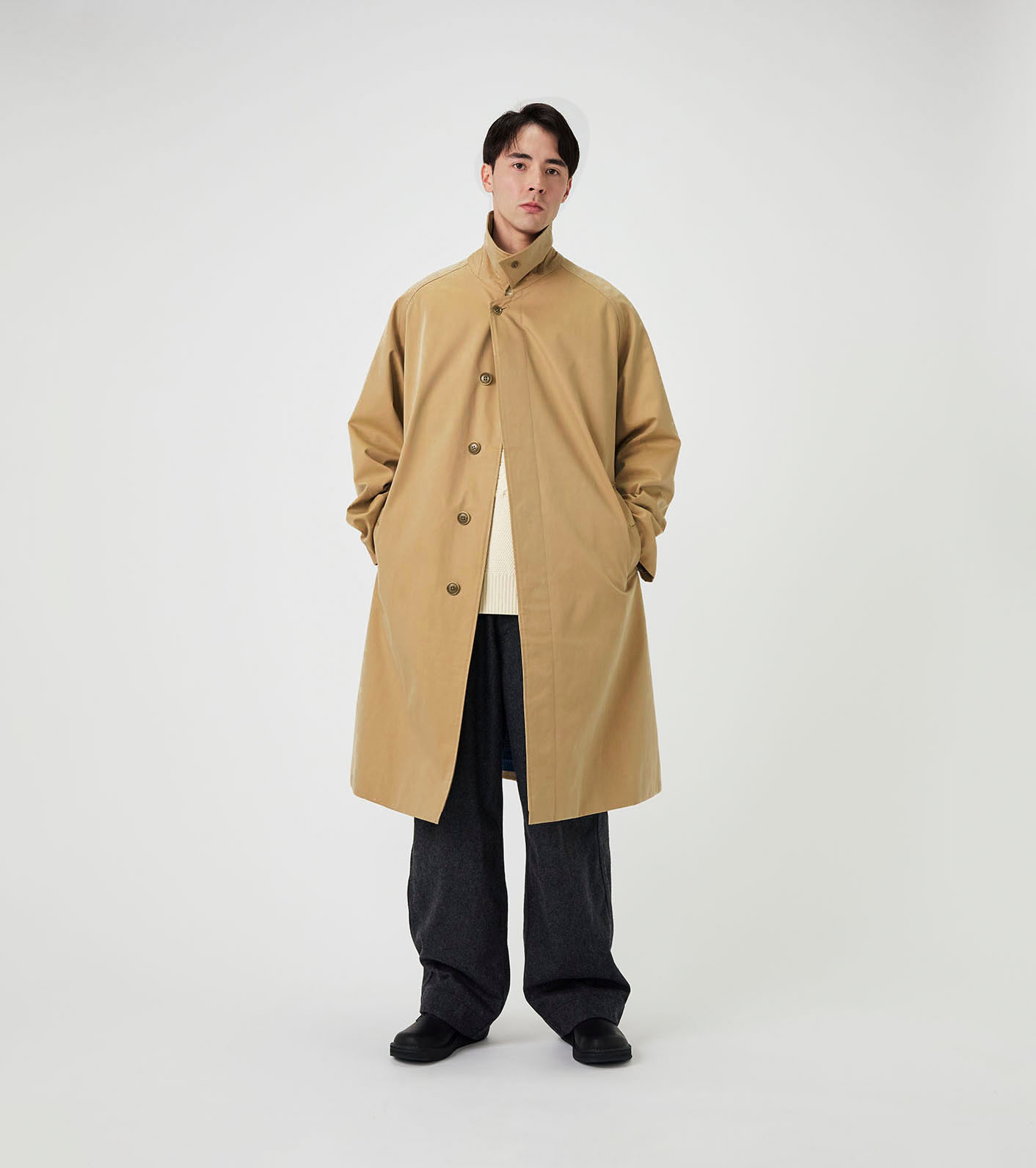 2L Cotton GORE-TEX Balmacaan Coat