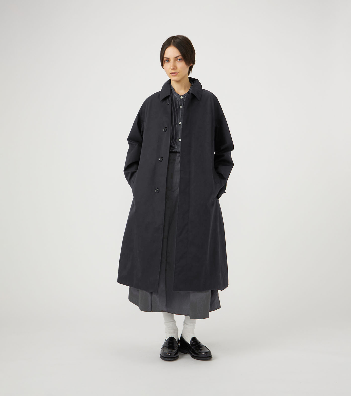 2L Cotton GORE-TEX Balmacaan Coat