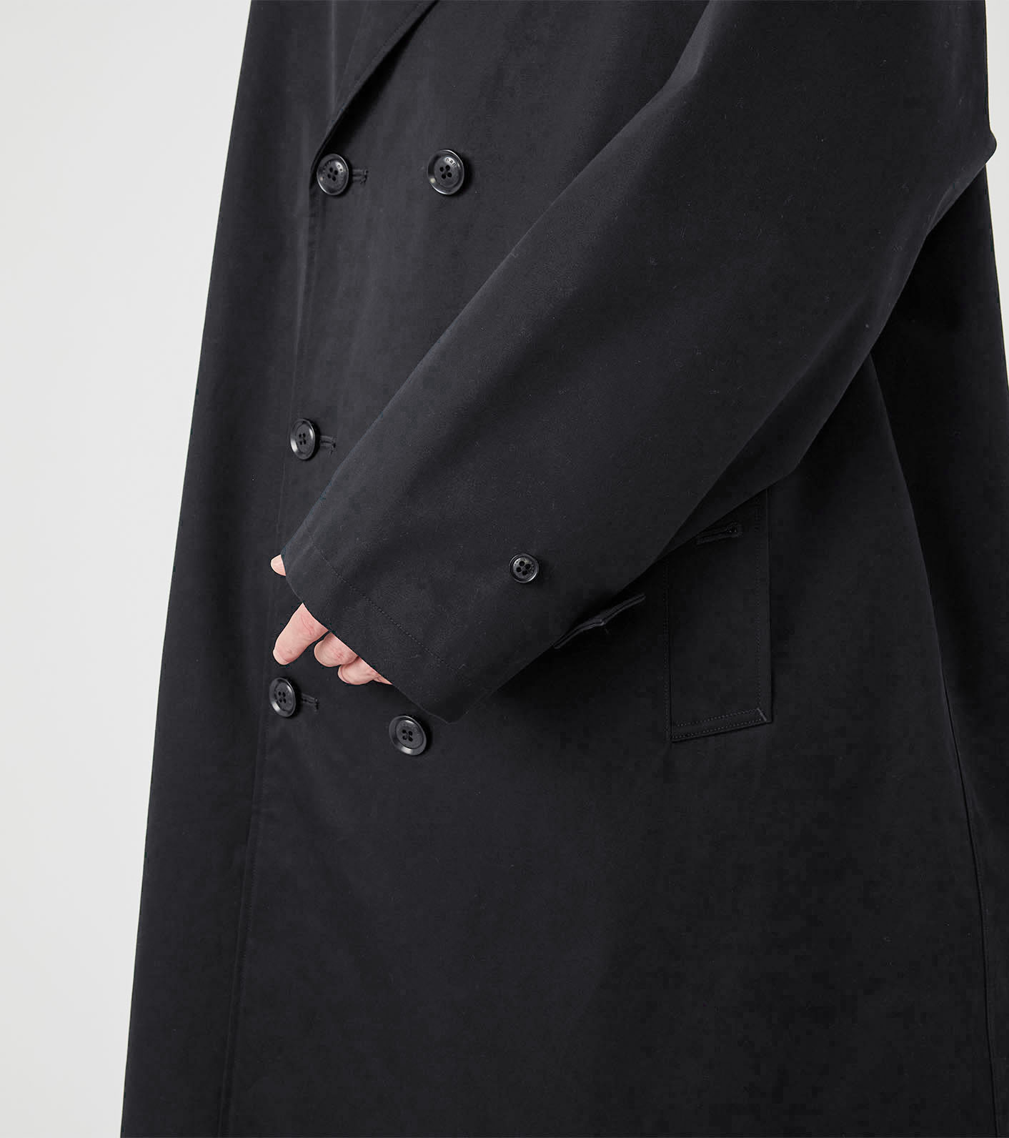 2L Cotton GORE-TEX Double Breasted Coat