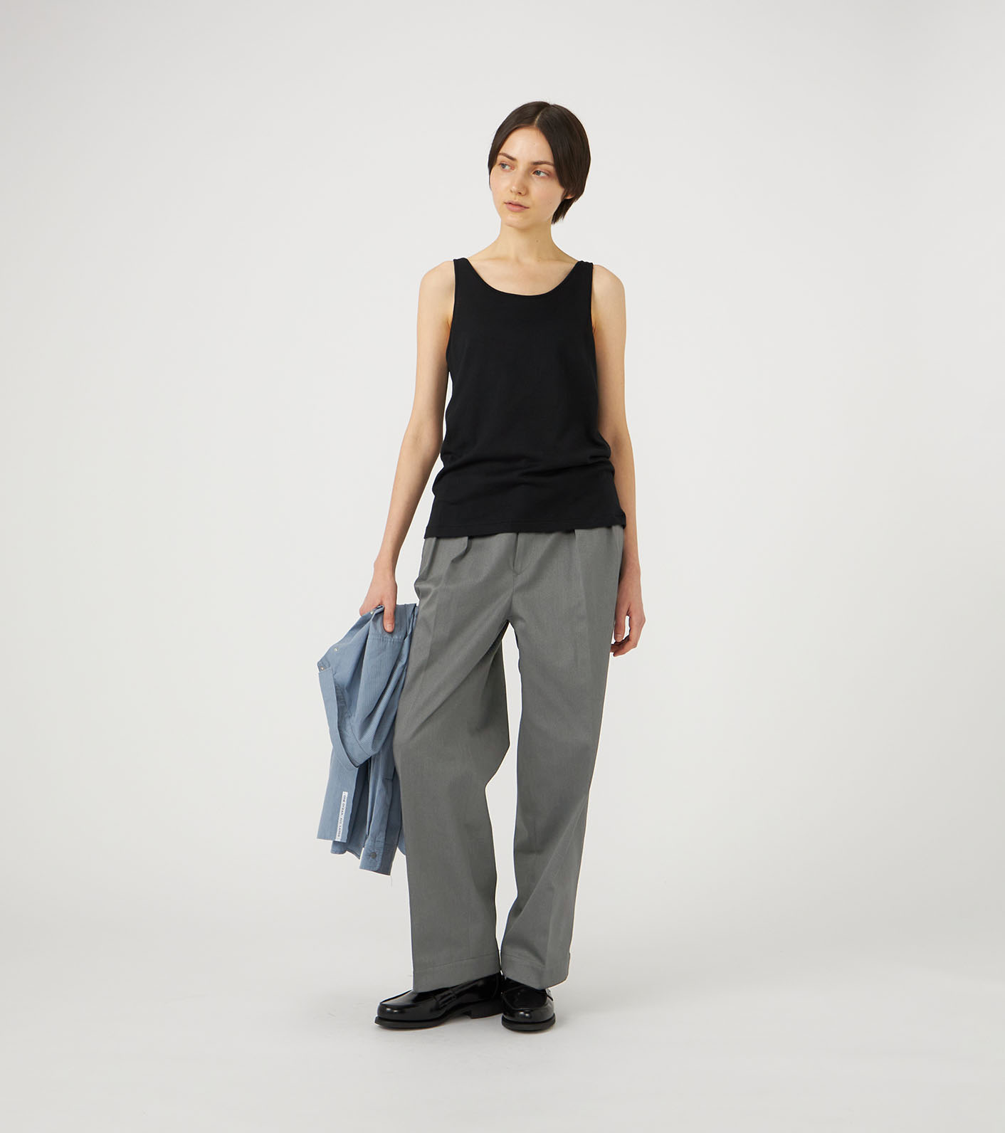 Double Pleated Chino Pants