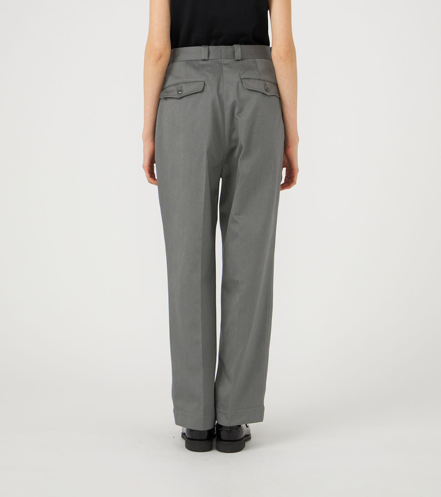Double Pleated Chino Pants