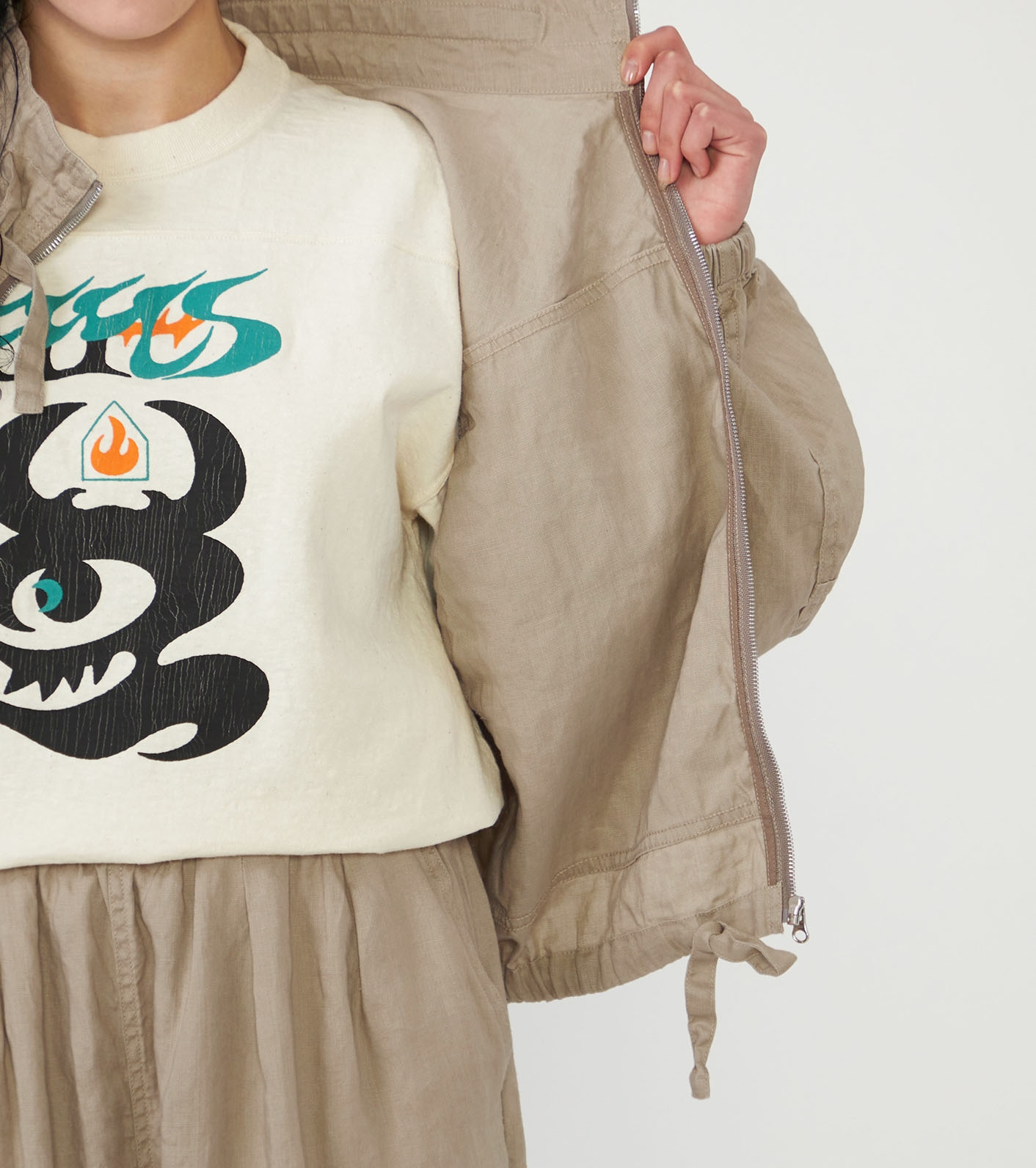 Hemp Mountain Field Cropped Jacket