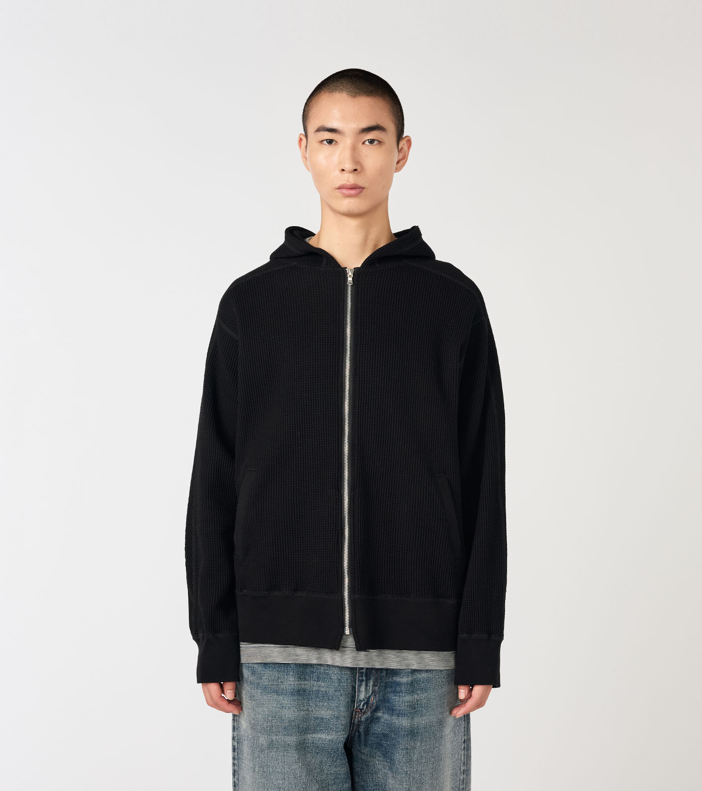 Zip Up Thermal Hoodie