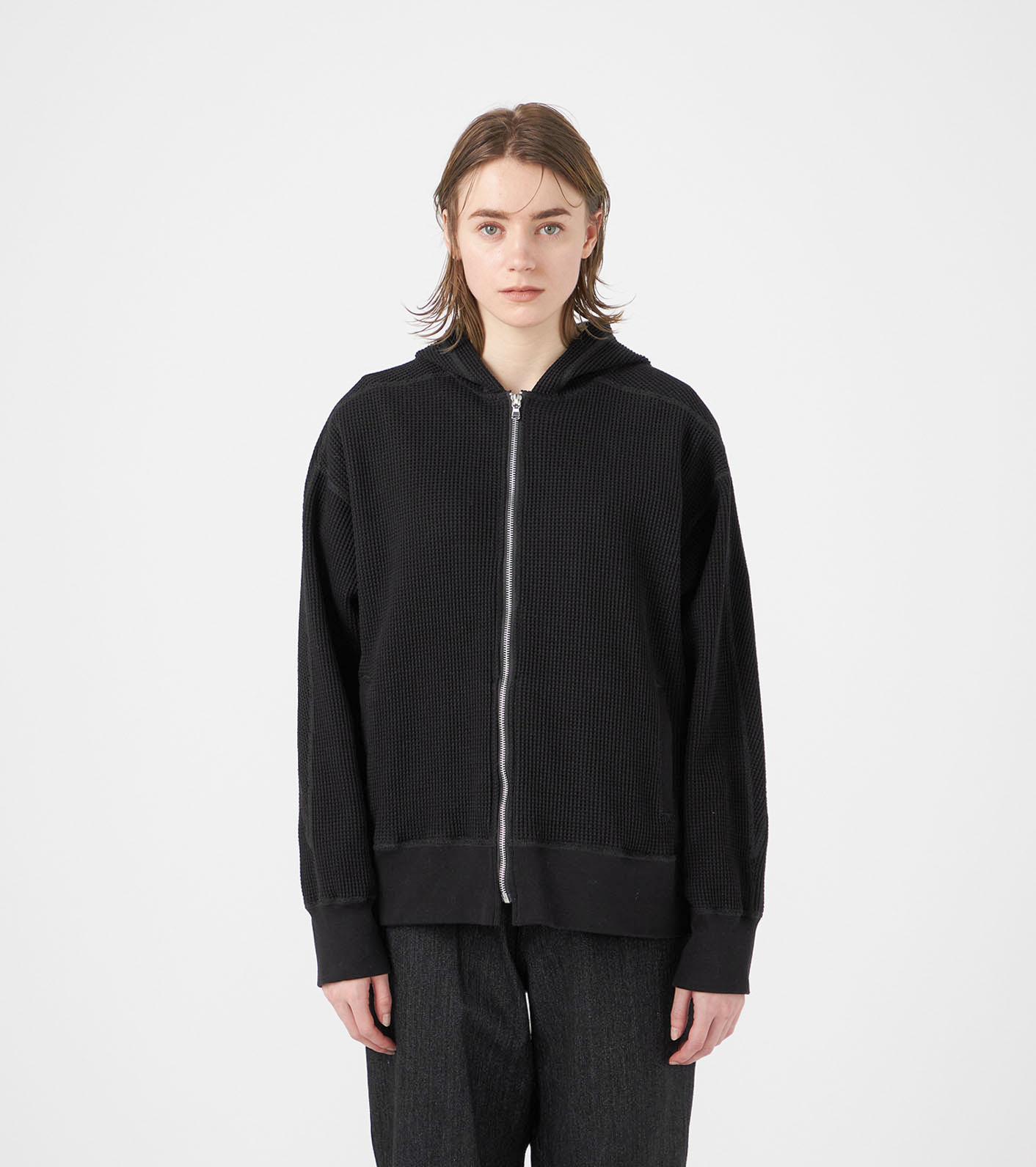 Zip Up Thermal Hoodie