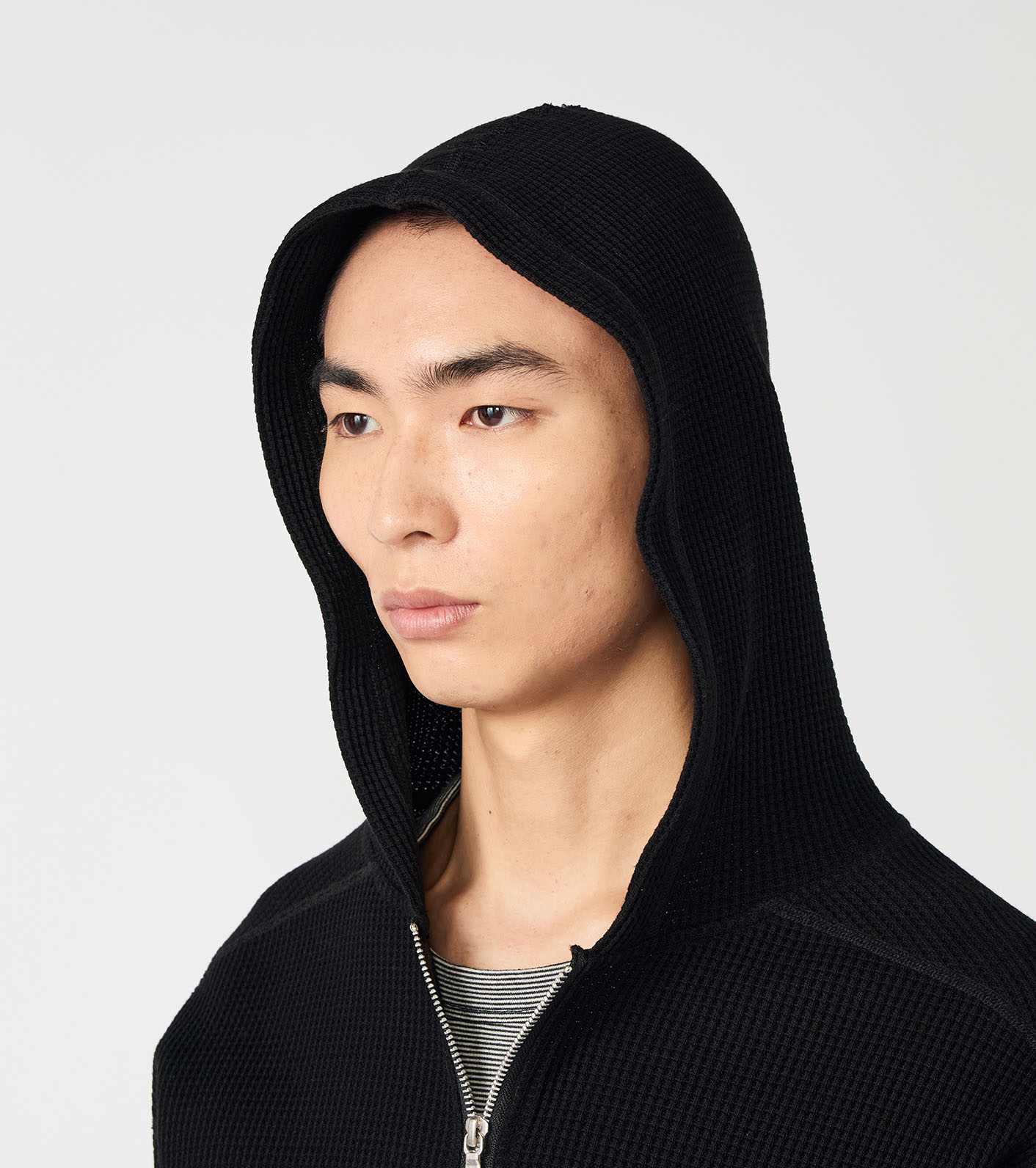 Zip Up Thermal Hoodie