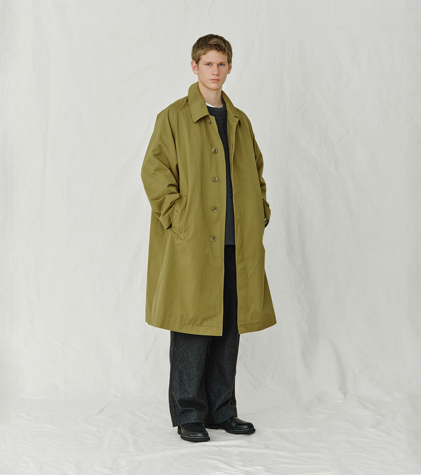 Cotton CORDURA WINDSTOPPER Balmacaan Coat