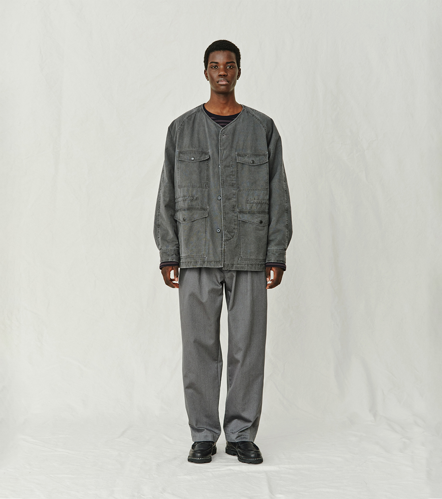Double Pleated Chino Pants