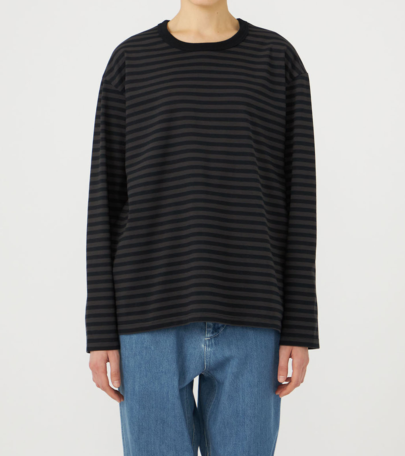COOLMAX Stripe Jersey L/S Tee