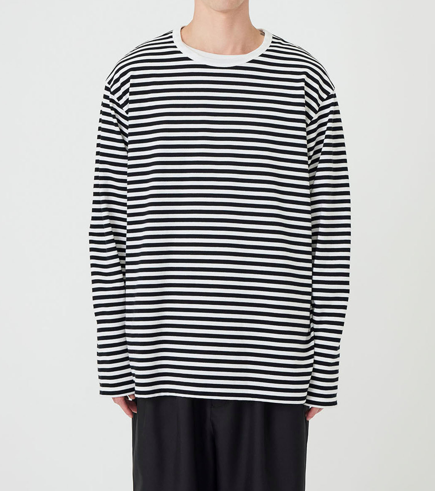 COOLMAX Stripe Jersey L/S Tee
