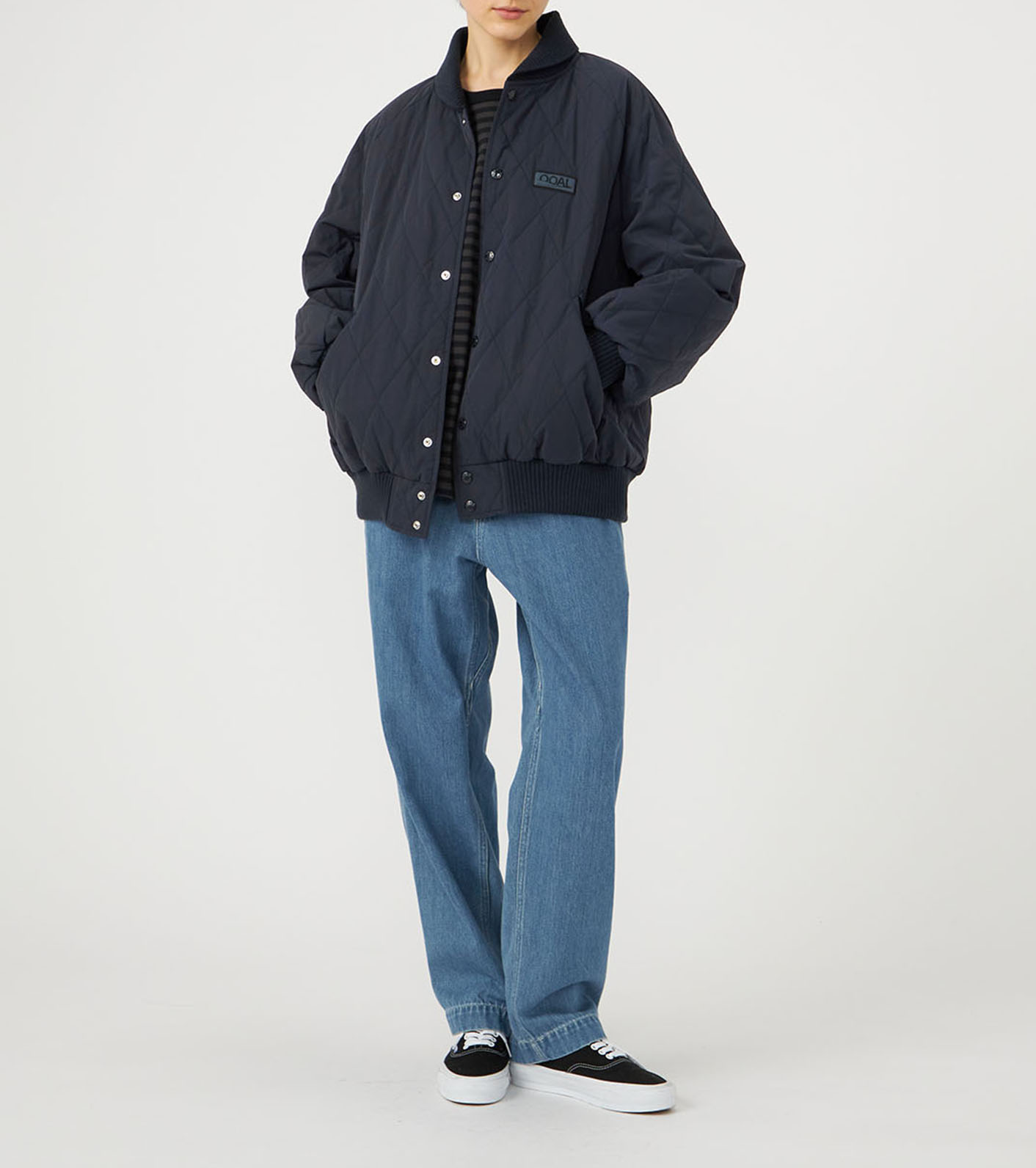 OOAL Quilting Varsity Jacket