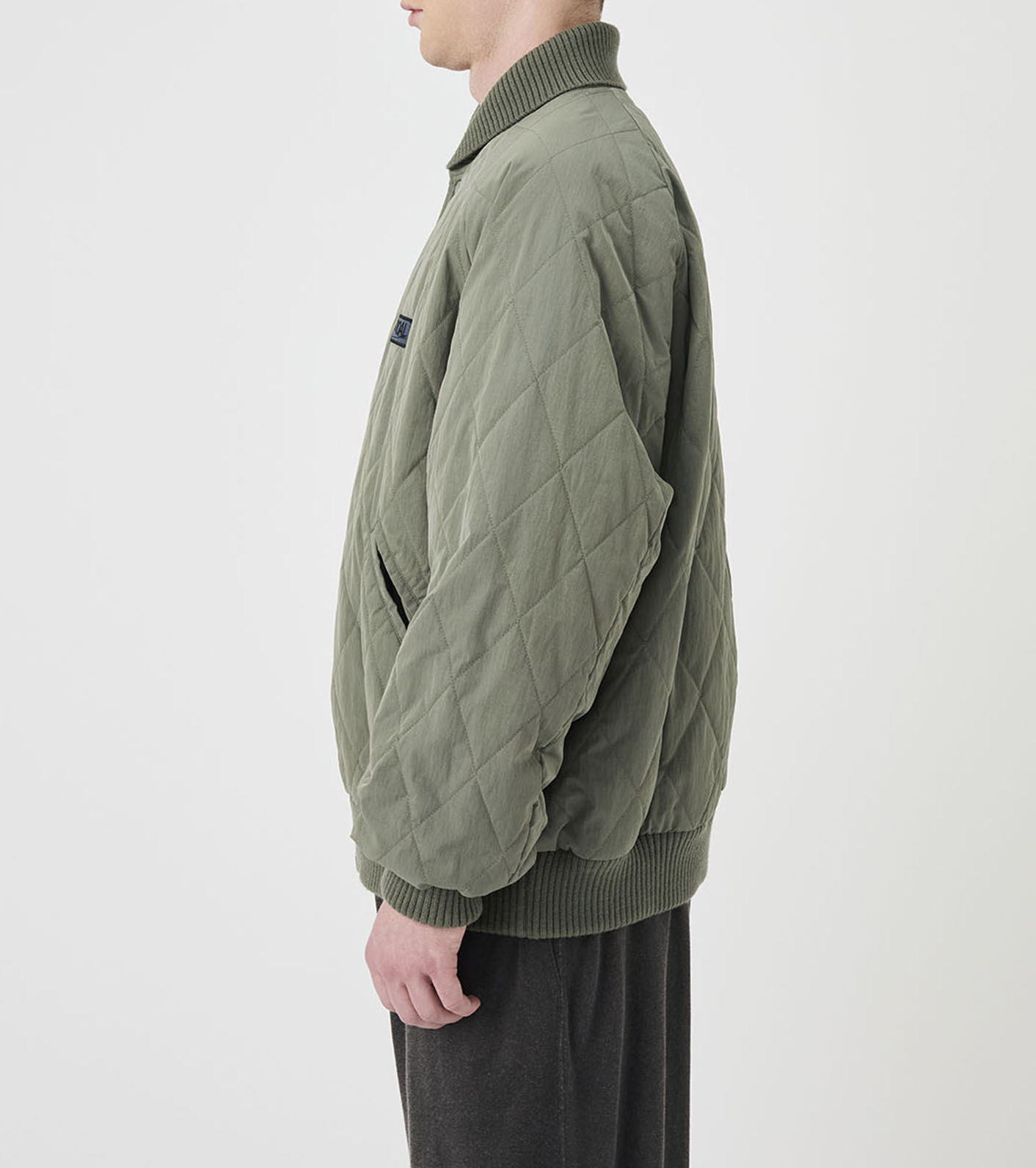 OOAL Quilting Varsity Jacket