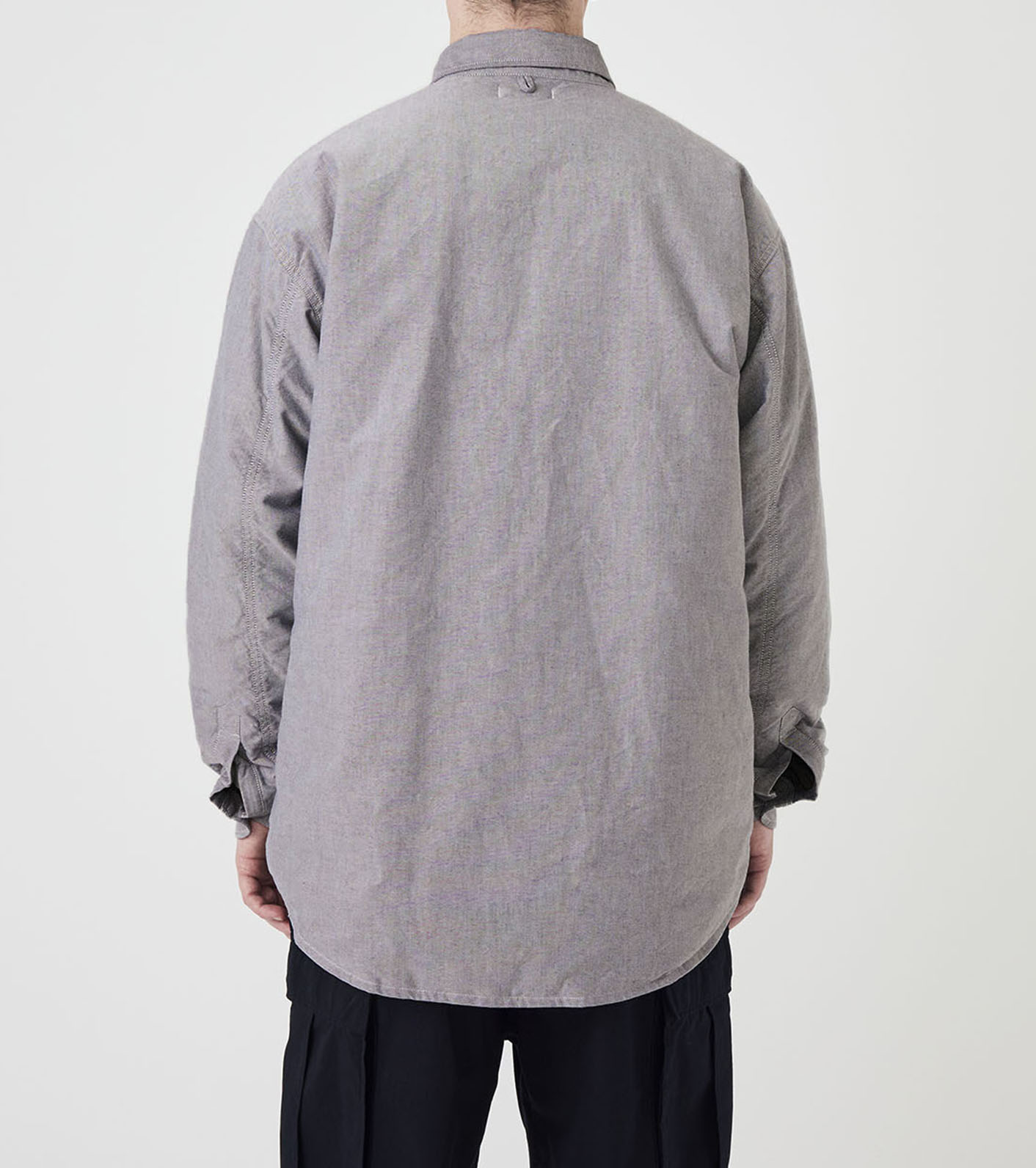 OOAL Cotton Oxford Cruiser Shirt Jacket