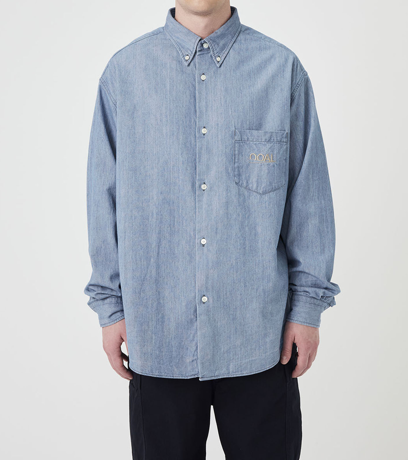 OOAL Button Down Denim Shirt