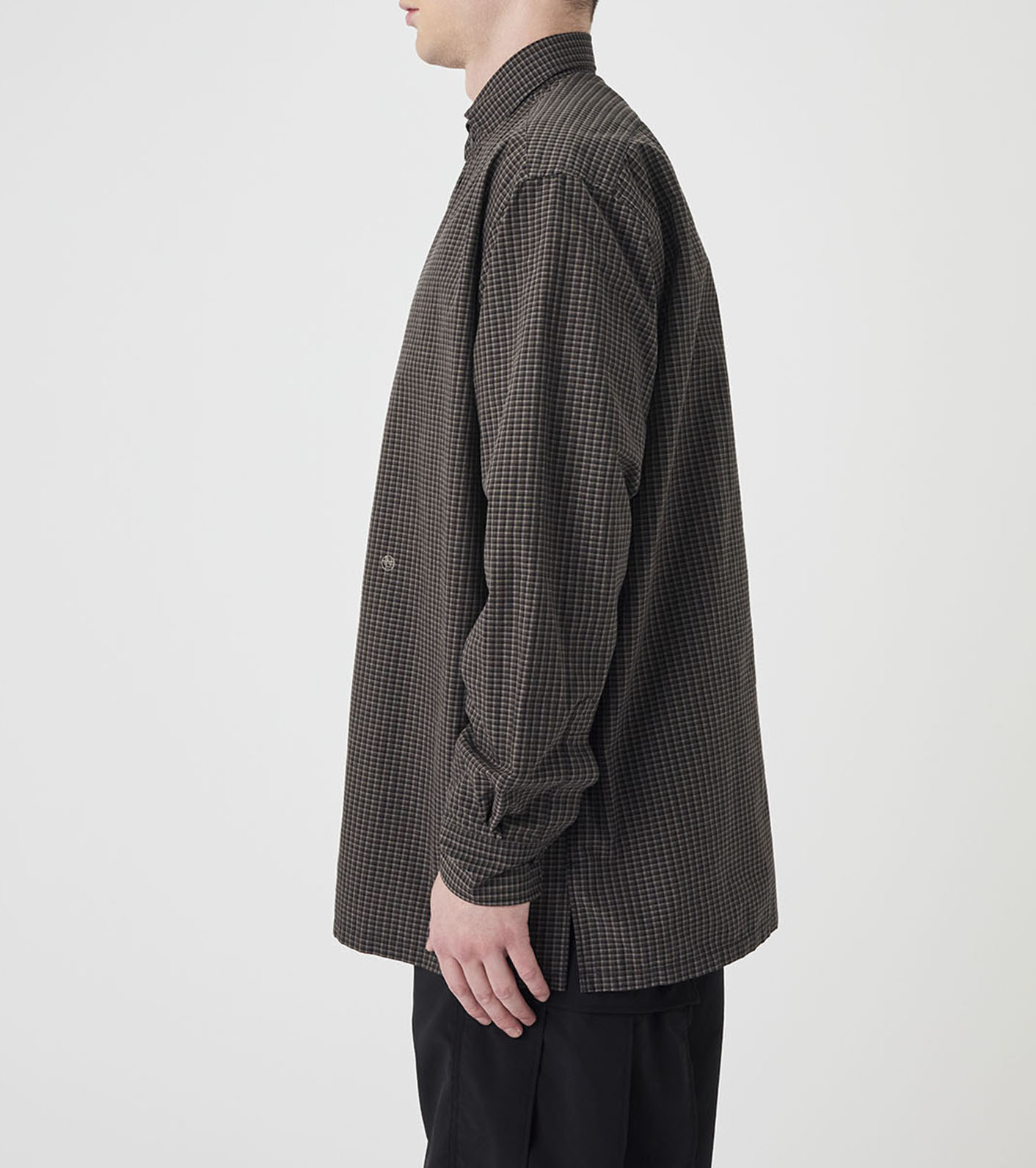 Micro Plaid Wind Shirt