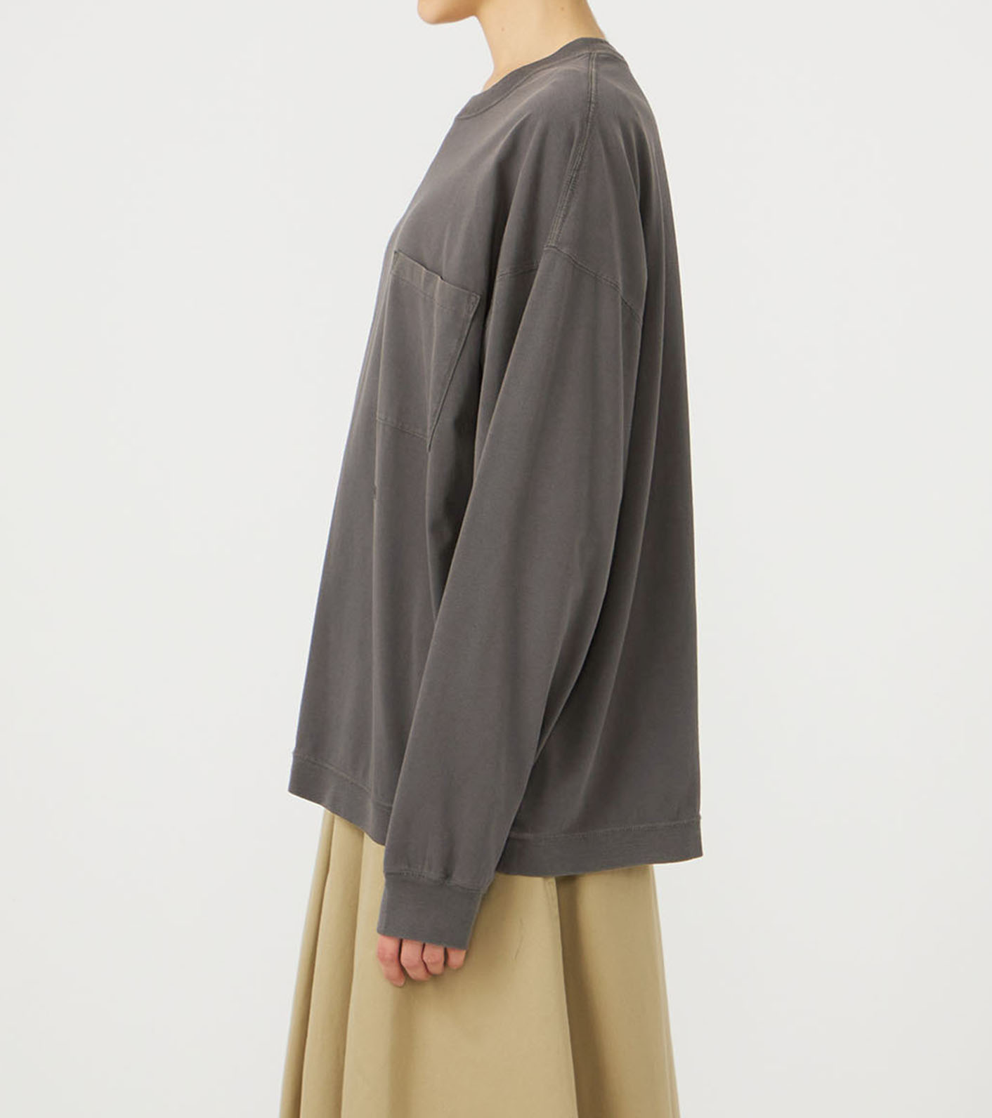 OOAL Long Sleeve Pocket Tee