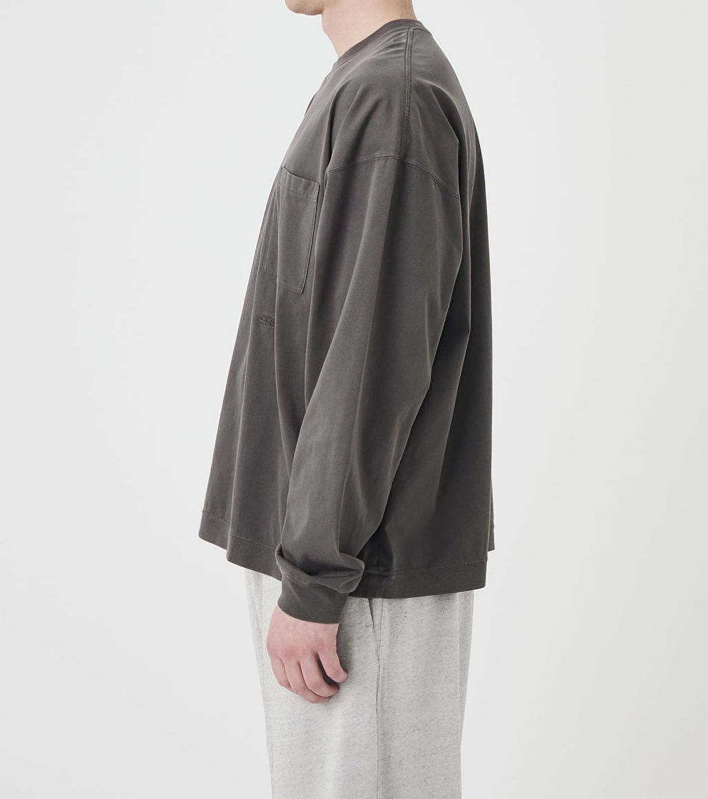 OOAL Long Sleeve Pocket Tee