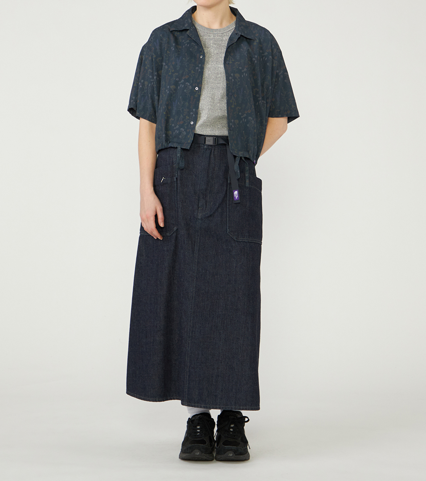 Denim Field Skirt