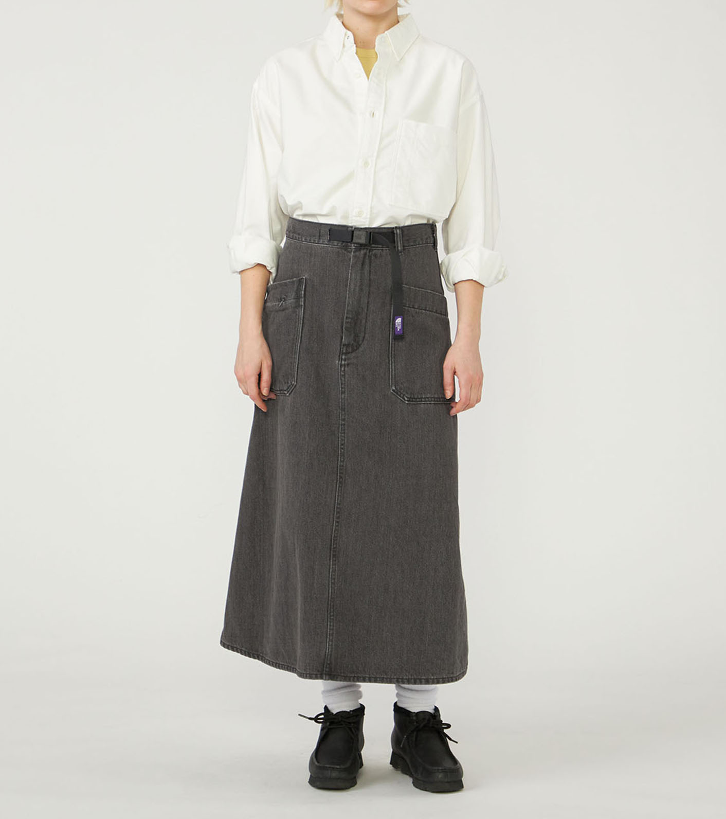Denim Field Skirt