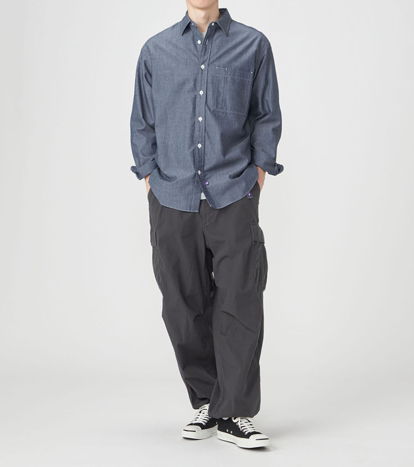 Regular Collar Chambray Field Shirt