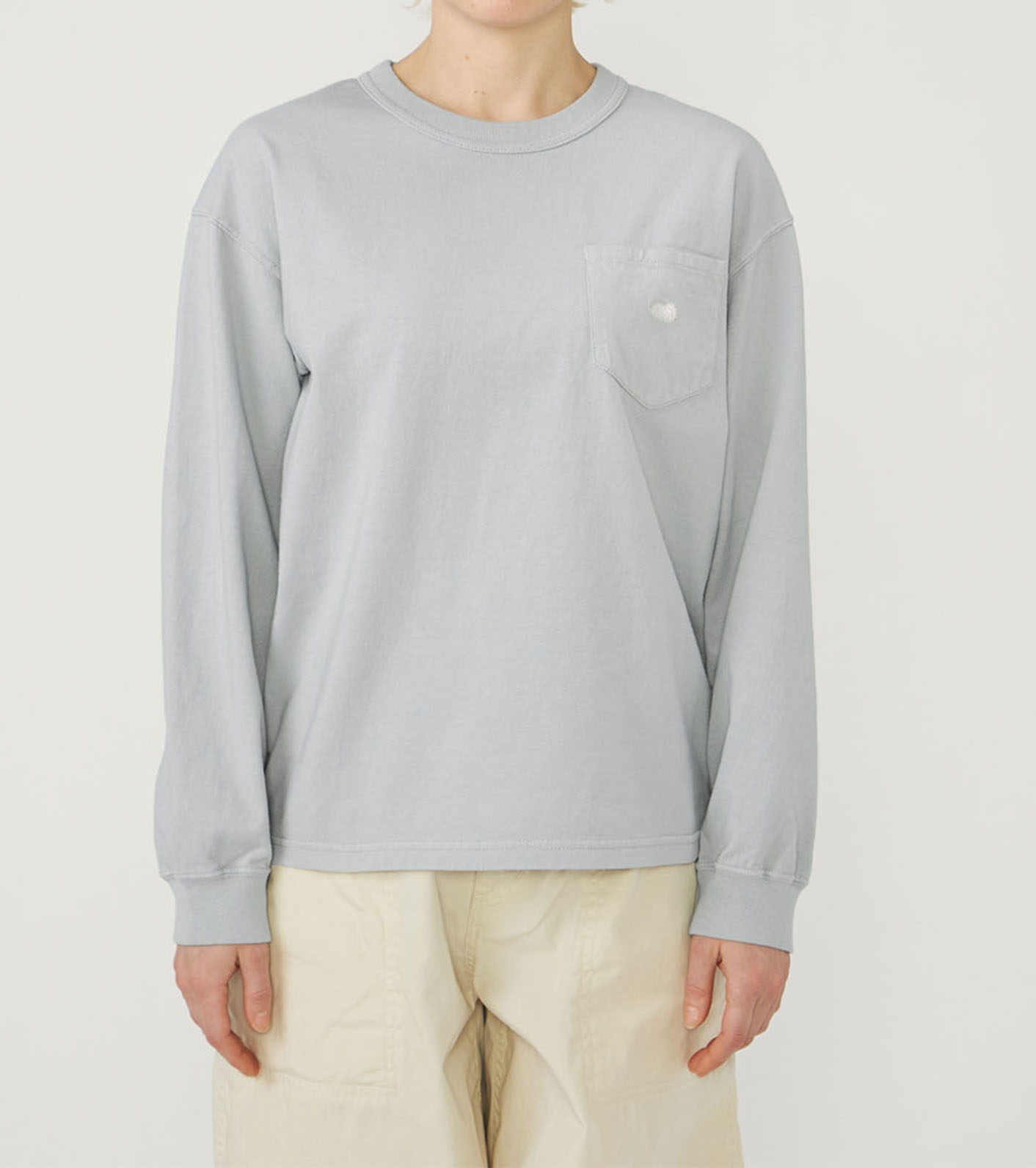 8oz Field Long Sleeve Pocket Tee
