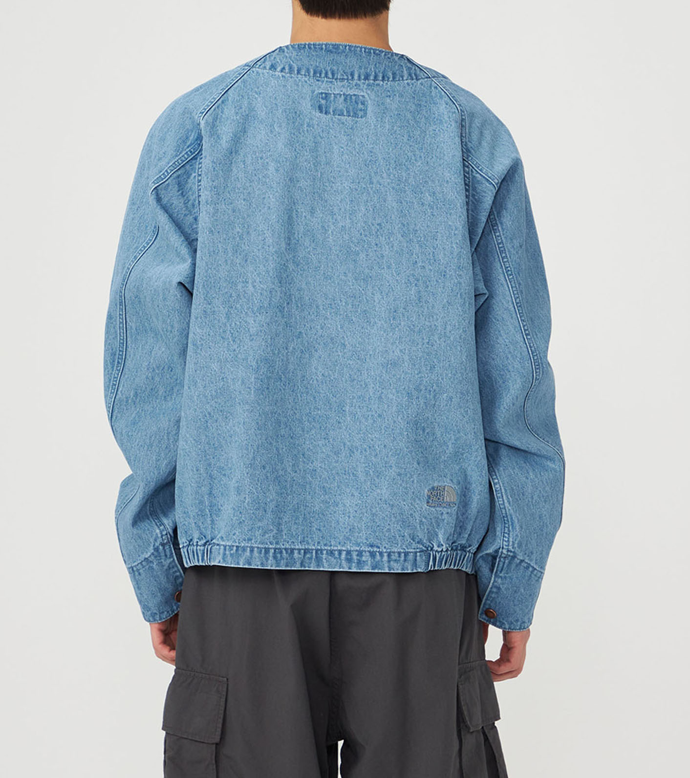 Linen Cotton Denim Field Cardigan