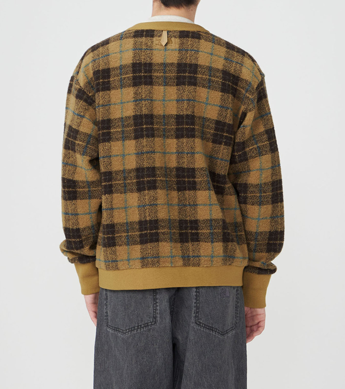 PLAS Plaid Fleece Field Cardigan