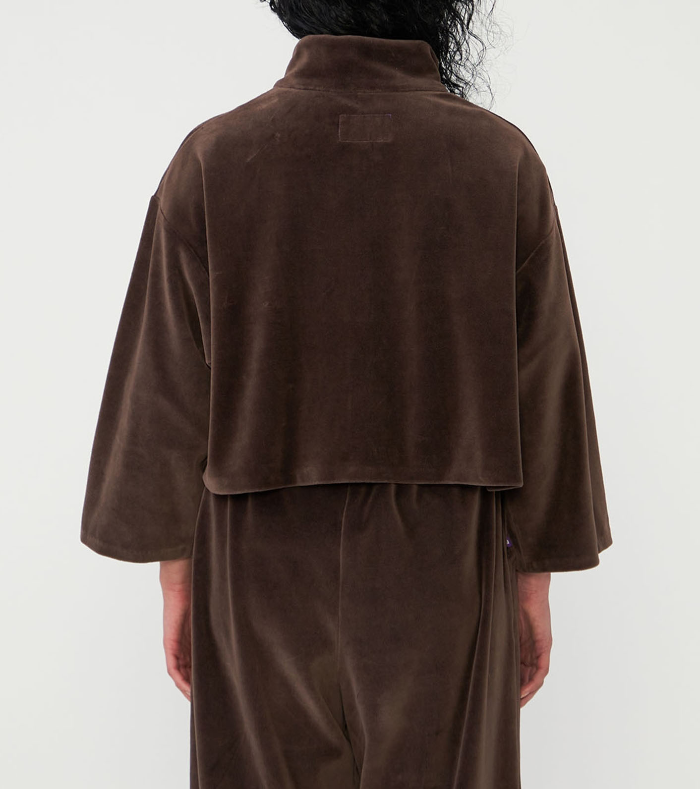 Field Velour Cropped Jacket