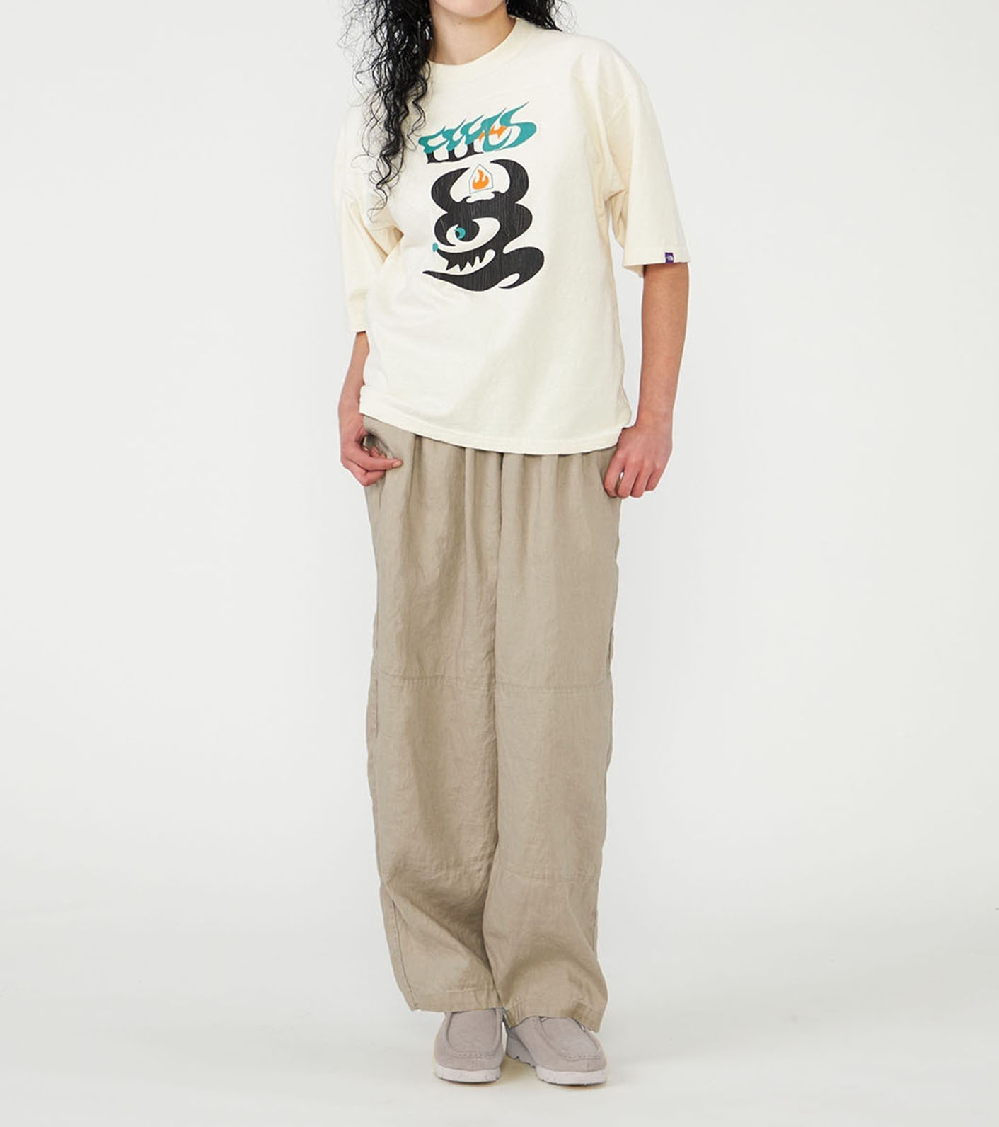 Hemp Field Shirred Pants