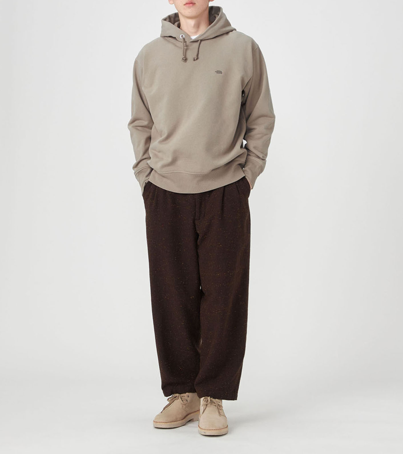 Cotton Wool Color Nep Field Pants