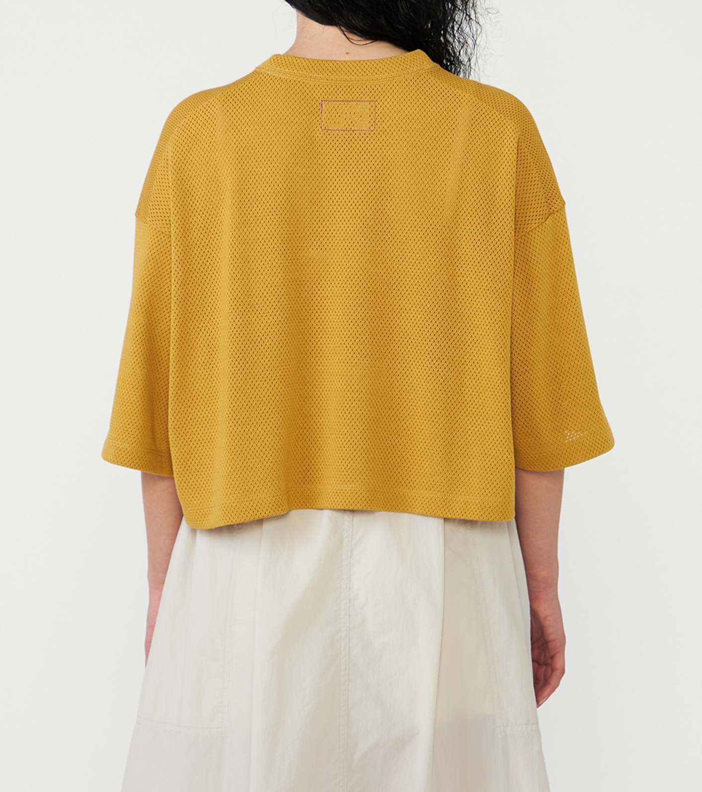 Mesh Field Cropped Tee