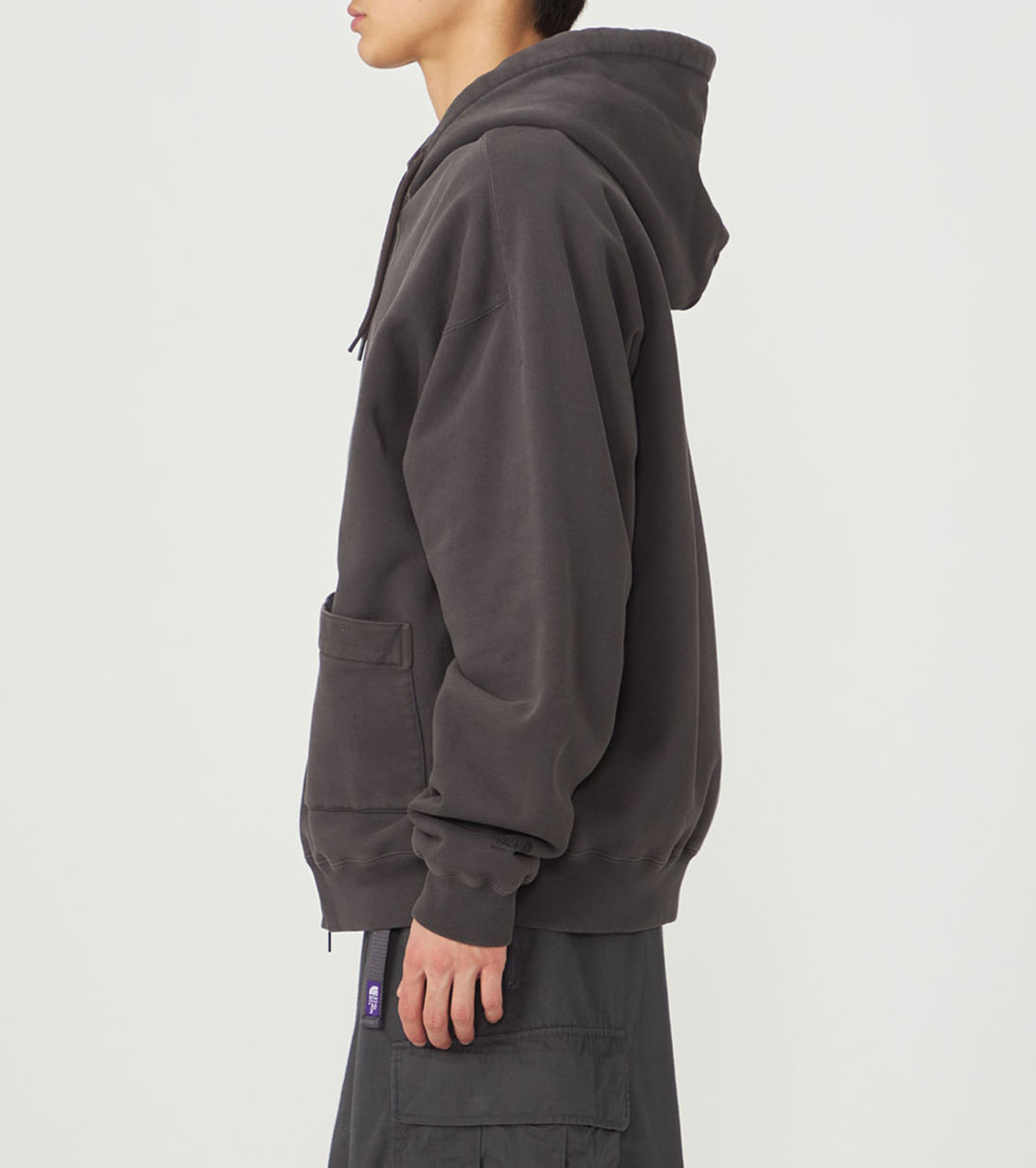 Garment Dyed Field Zip Up Hoodie