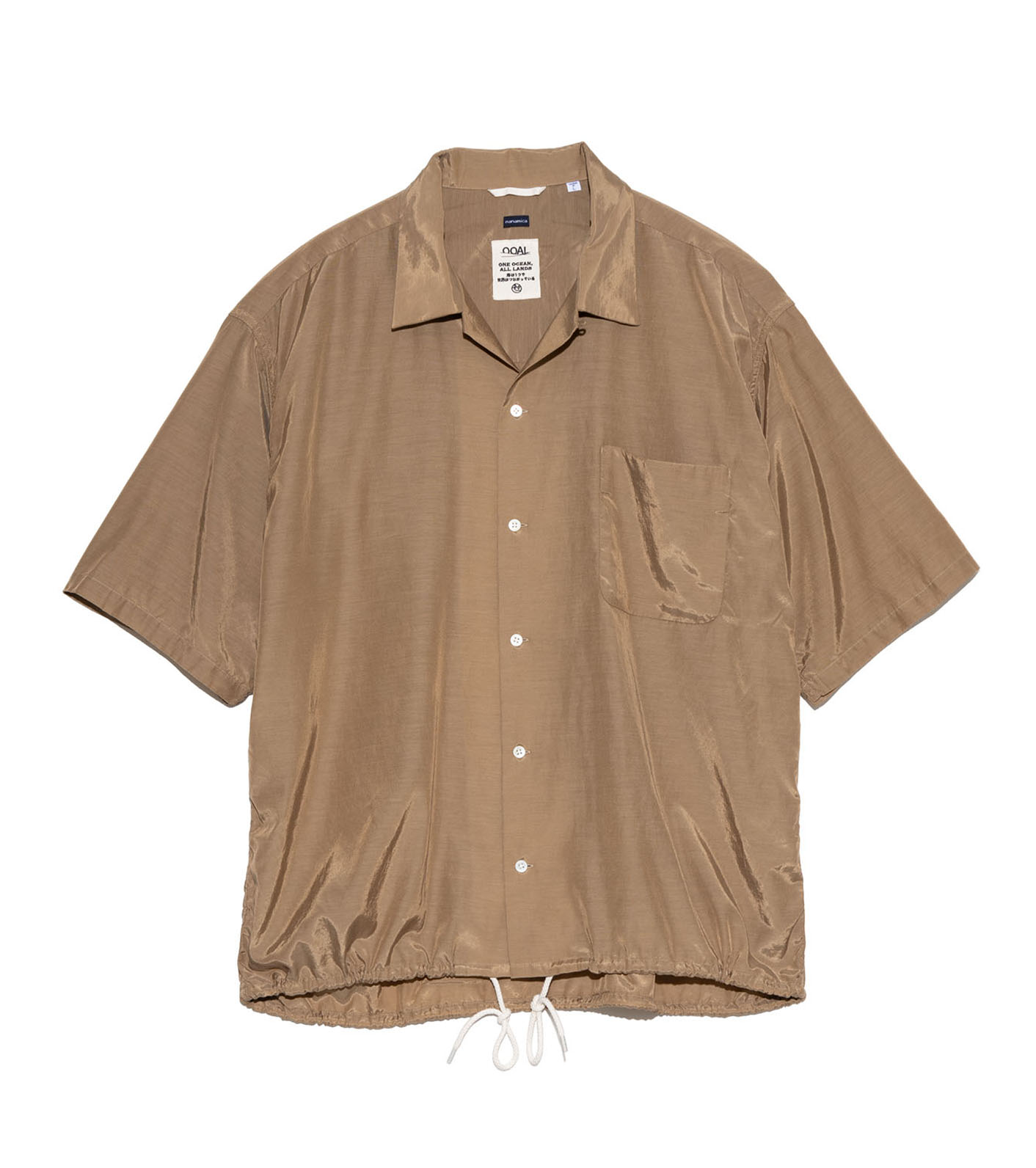 Open Collar S/S Shirt