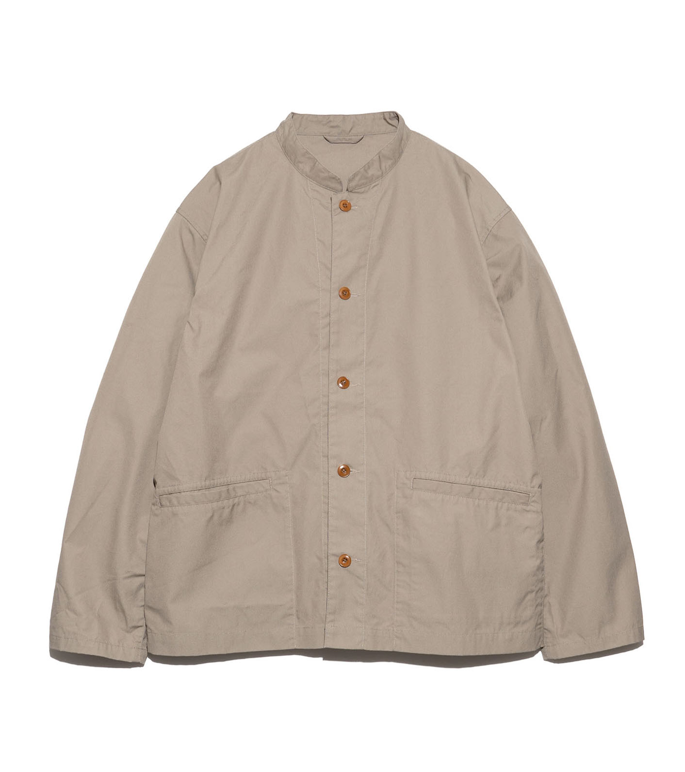 Band Collar Shirt Jacket
