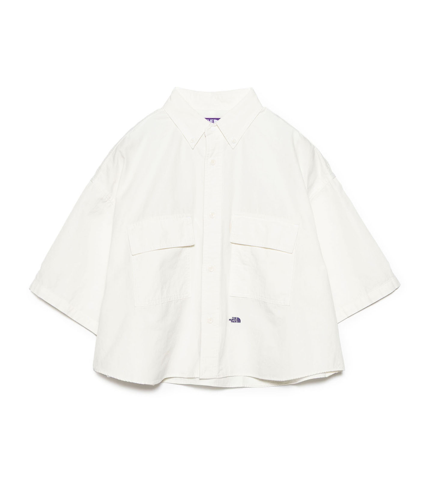 Button Down Field S/S Cropped Shirt
