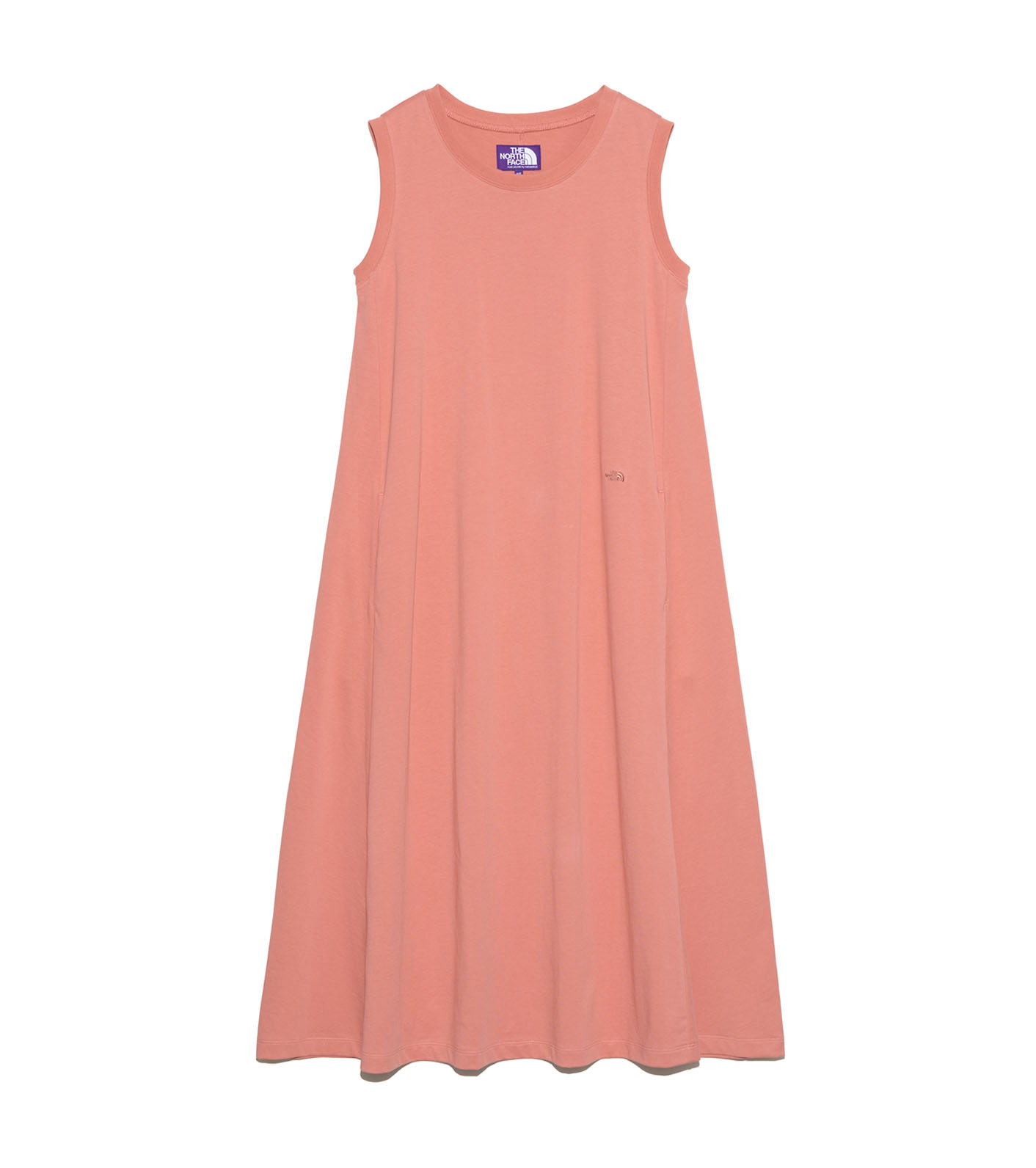 Cotton Jersey Sleeveless Flared Dress