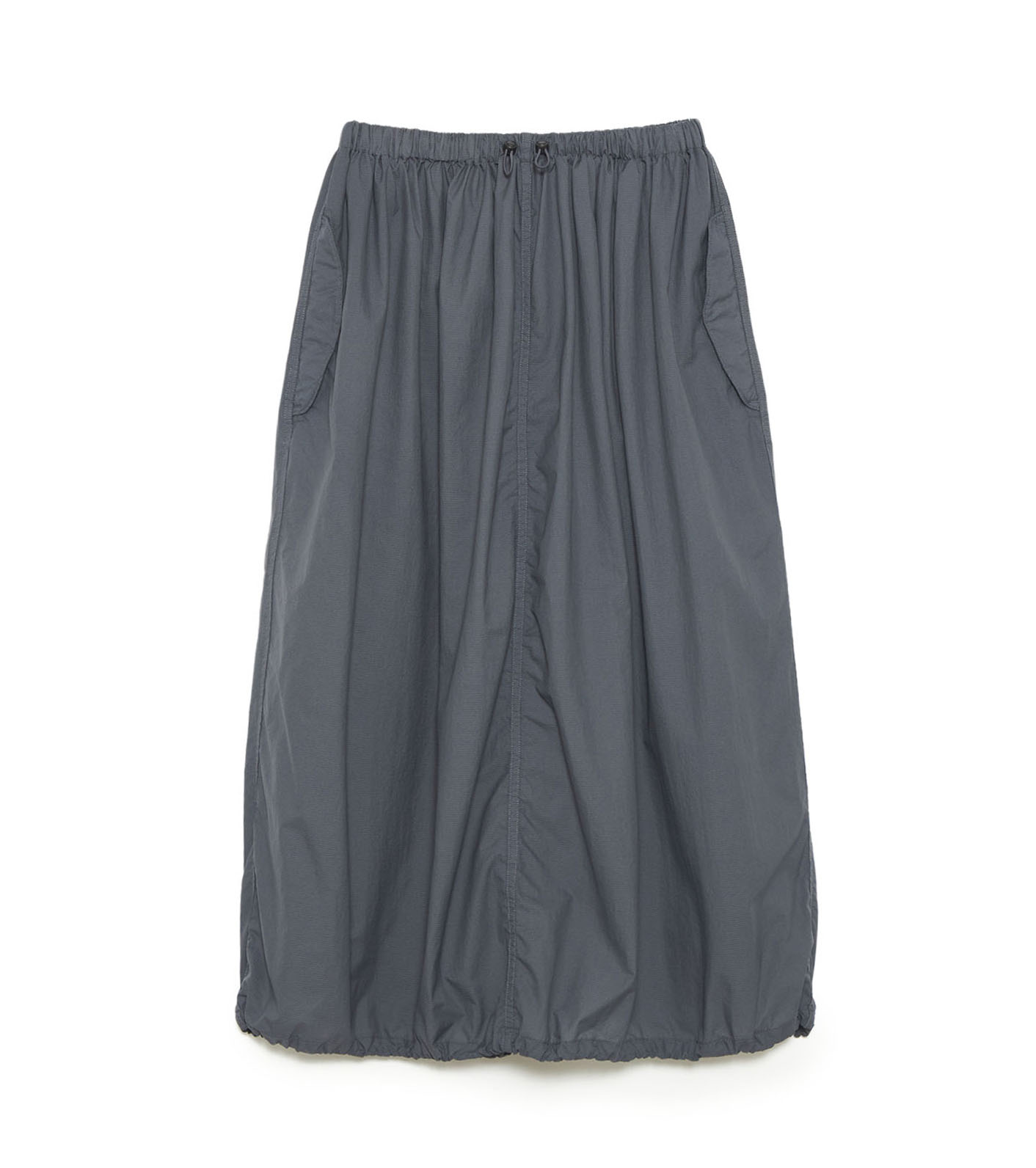 Garment Dyed Nylon Over Skirt