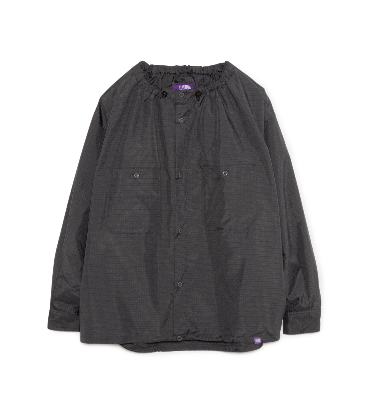 Graph Check Field Shirred Shirt