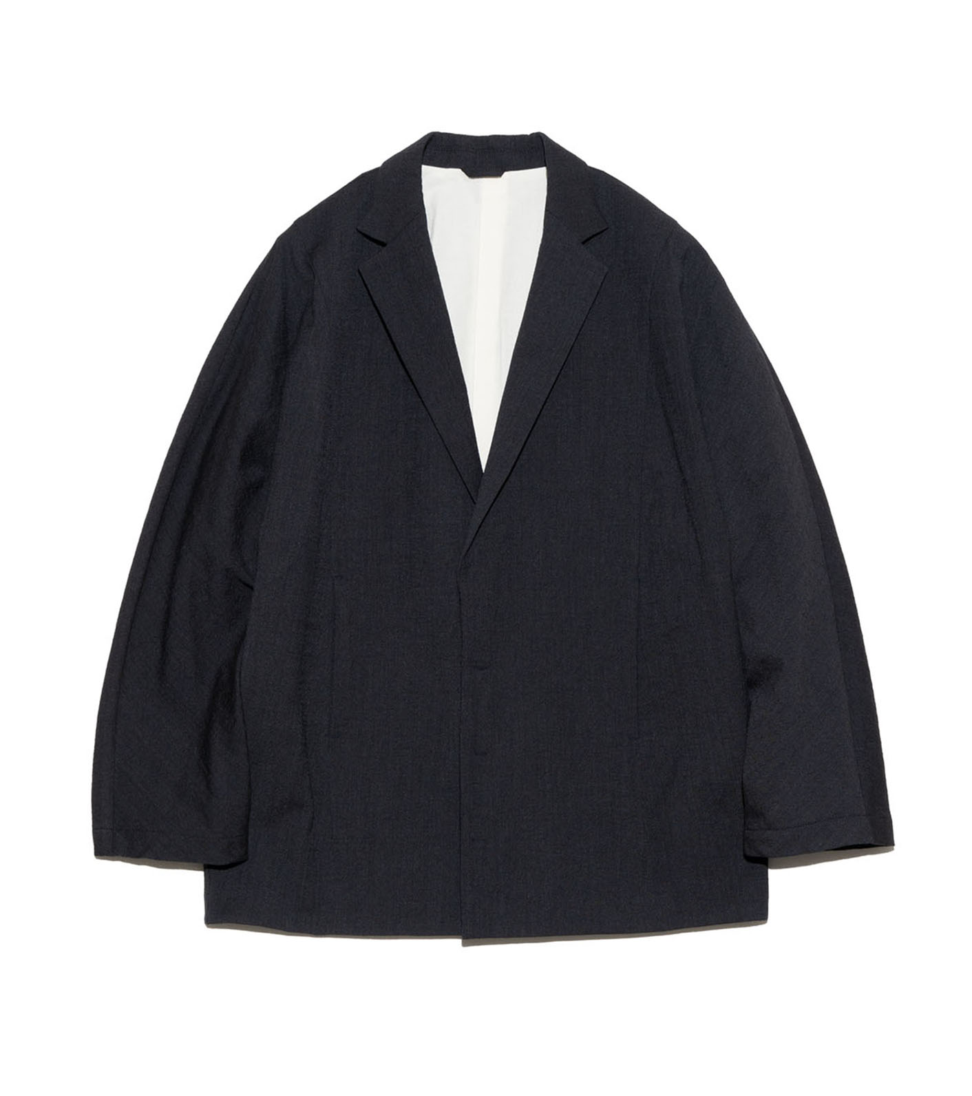 Wool Cotton Crepe Jacket